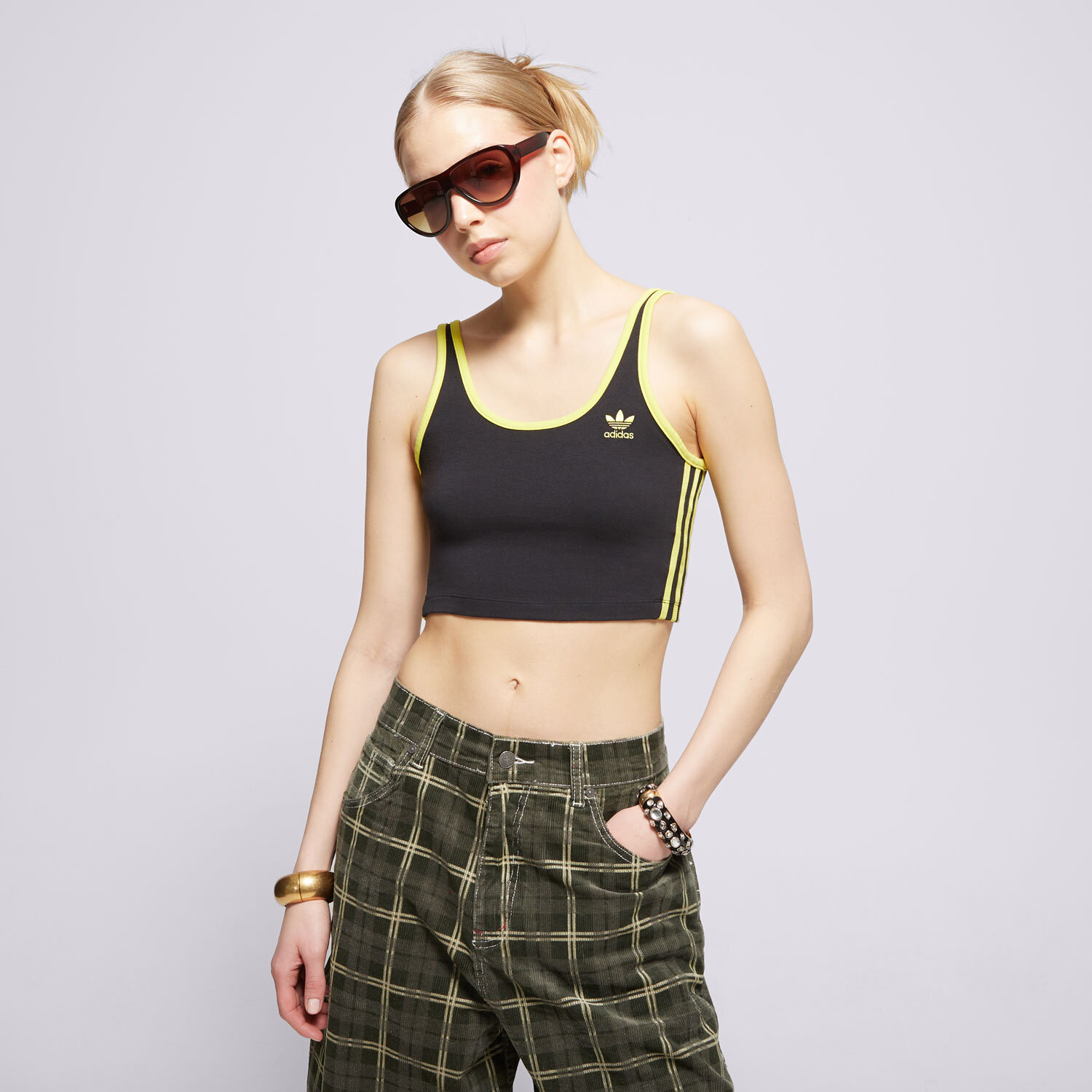 dámský top ADIDAS TOP 3S BRA TOP JP2292 ČERNÁ