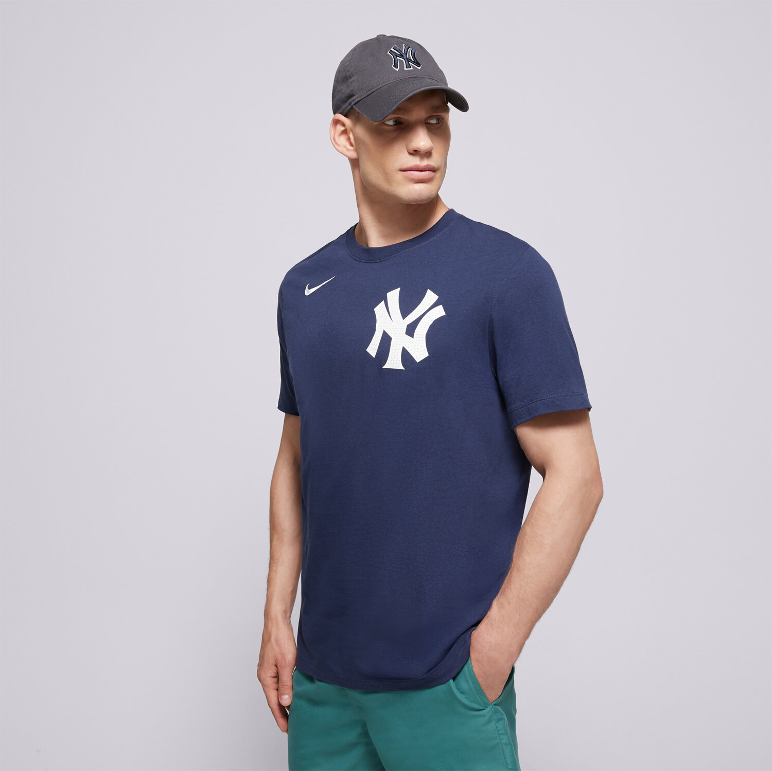 pánské tričko NIKE TRIČKO FUSE WORDMARK COTTON TEE NEW YORK YANKEES N199-44B-NK-0U5 TMAVOMODRÁ