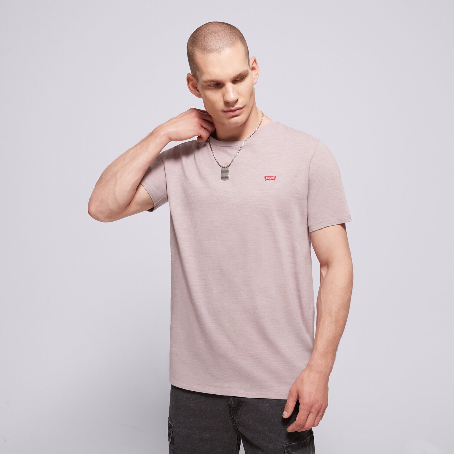 pánské tričko LEVI'S TRIČKO SS ORIGINAL HM 56605-0271 RŮŽOVÁ