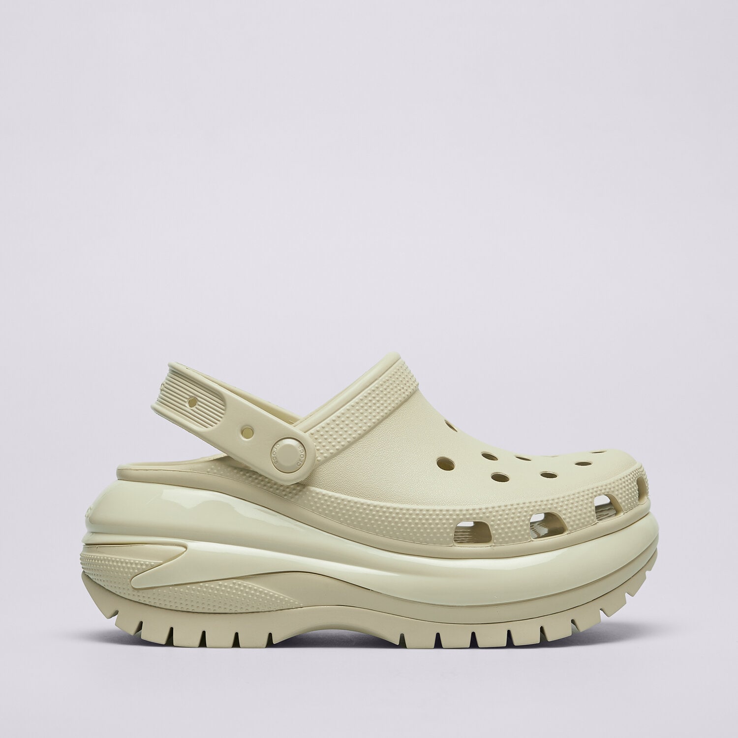 dámské sandály CROCS CLASSIC MEGA CRUSH CLOG 2079882Y2 BÉŽOVÁ