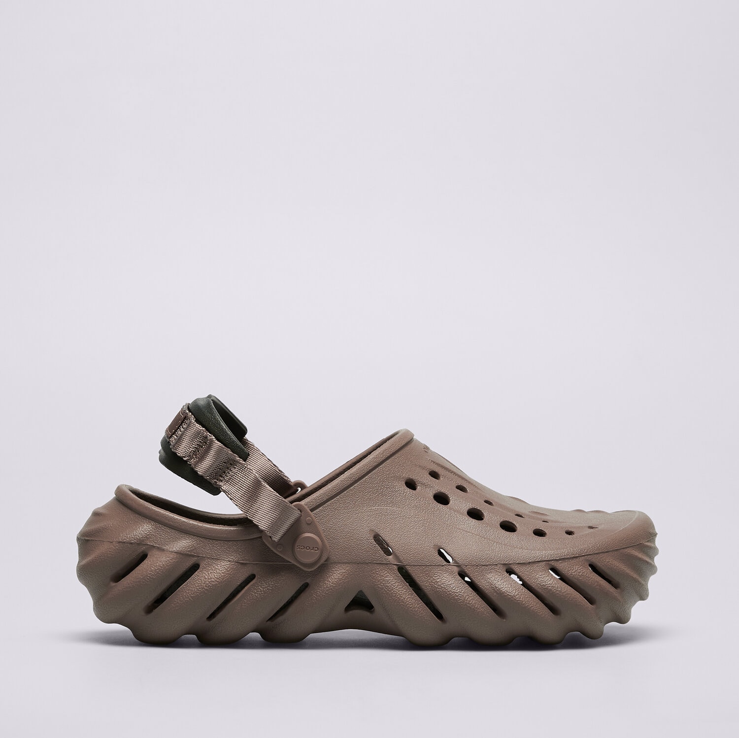 pánské pantofle CROCS ECHO CLOG  207937-0LF HNĚDÁ