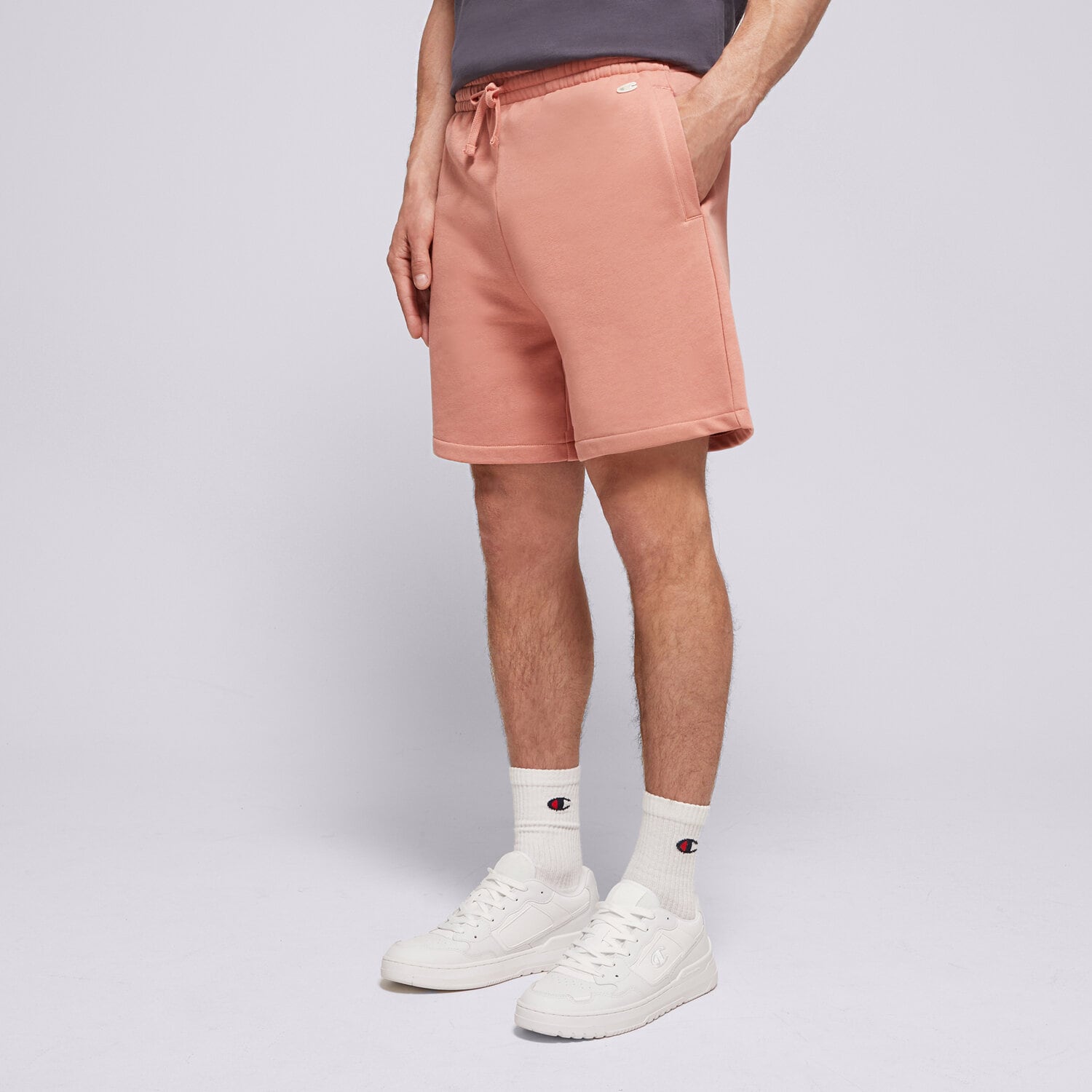 pánské kraťasy CHAMPION ŠORTKY  SHORTS 220758 PS199 ORANŽOVÁ