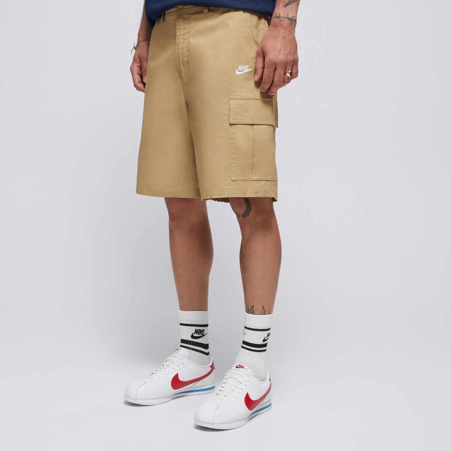pánské kraťasy NIKE ŠORTKY M NK CLUB WVN CARGO SHORT FN3517-298 BÉŽOVÁ