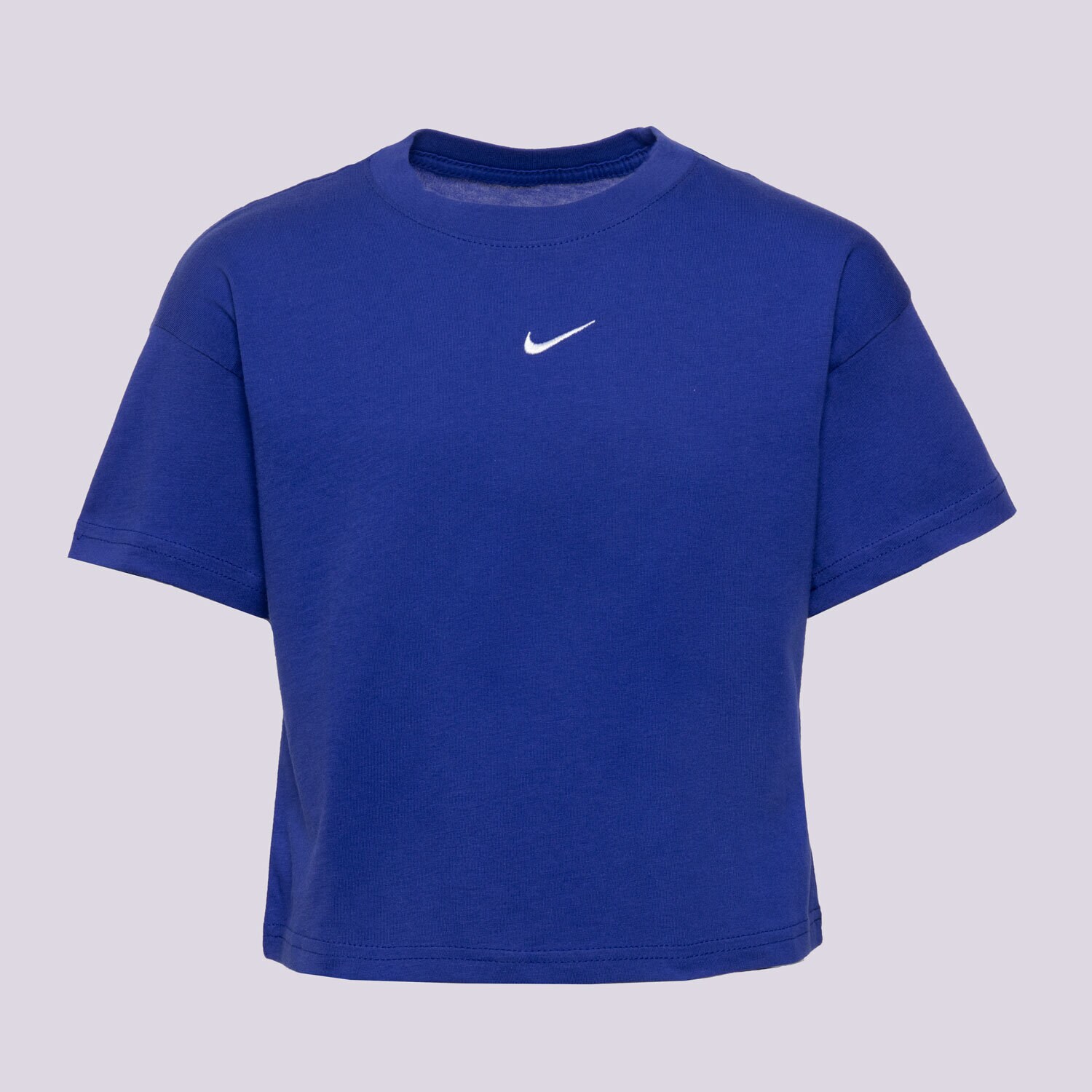 dětské tričko NIKE TRIČKO G NSW TEE BOXY ESSNTL LBR GIRL FZ5559-539 MODRÁ