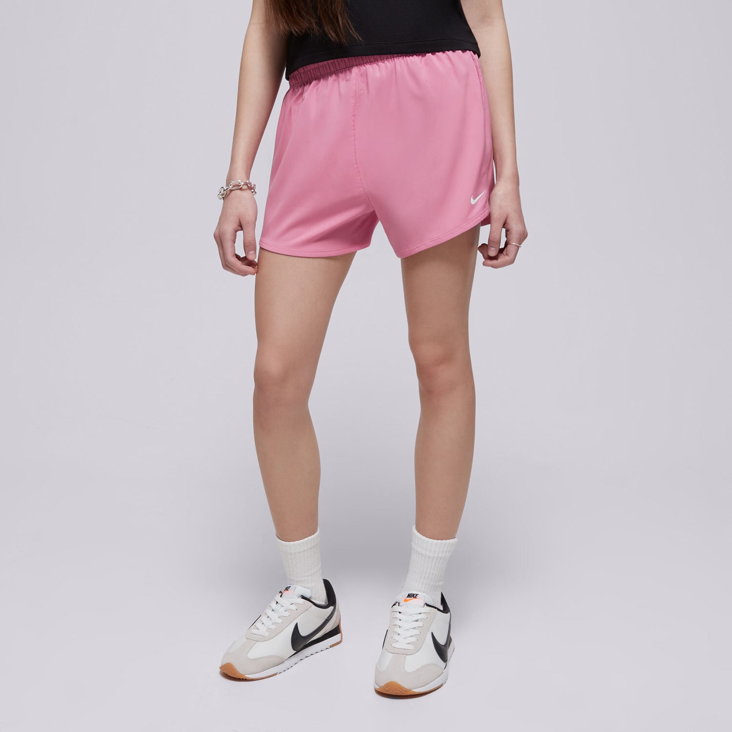 NIKE ŠORTKY  G NK DF ONE WVN HR SHORT GIRL DX4967-646 RŮŽOVÁ