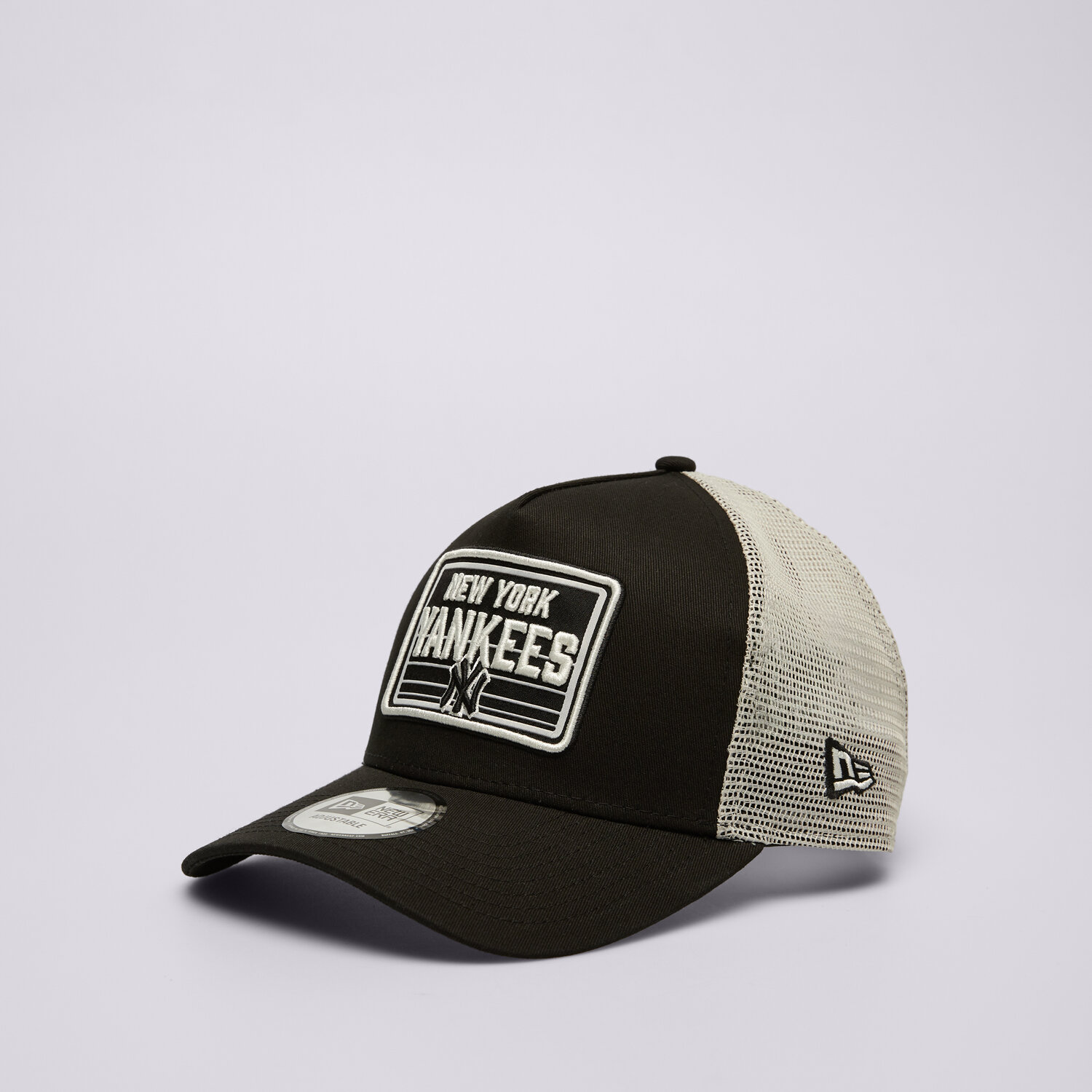 pánská kšiltovka NEW ERA ČEPICE MLB PATCH TRUCKER NYY NEW YORK YANKEES 60667680 ČERNÁ