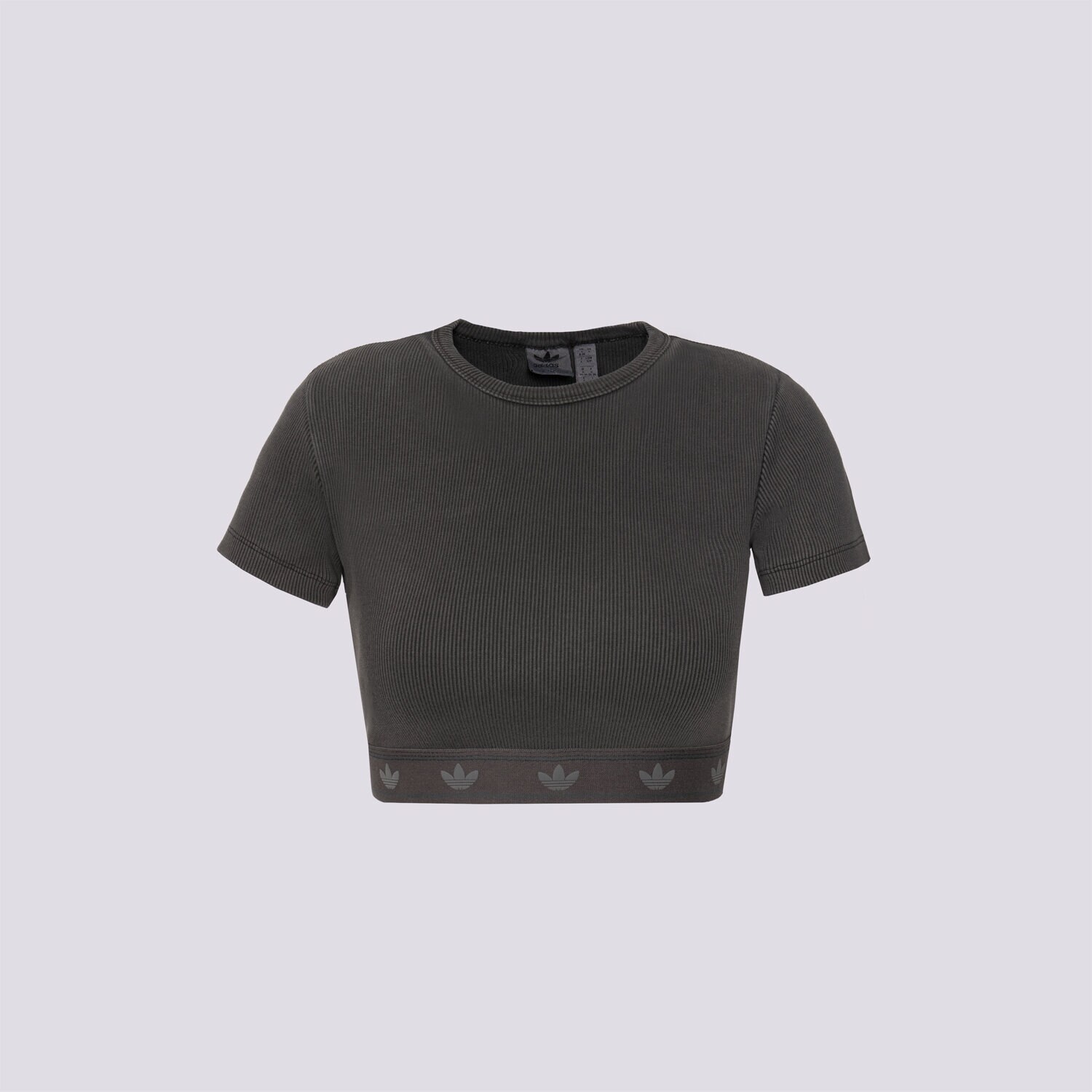 dámské tričko ADIDAS TRIČKO RIB SS TOP JD0041 ŠEDÁ