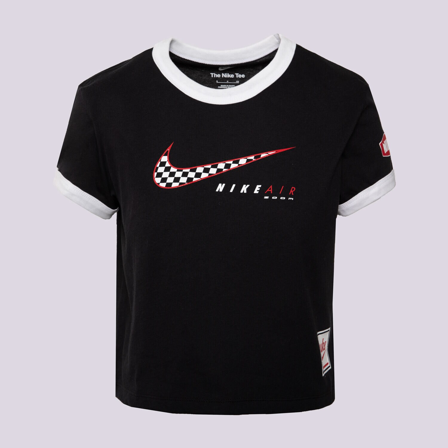 dámské tričko NIKE TRIČKO W NSW CLUB SS TEE MOTO RGR HQ1707-010 ČERNÁ
