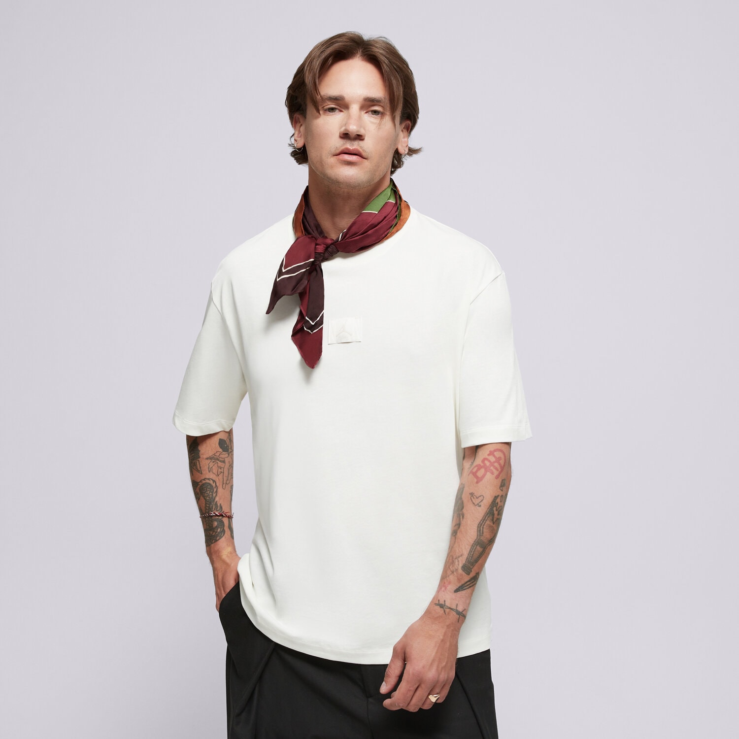 pánské tričko JORDAN TRIČKO M J FLT ESS 85 SS CREW FZ1912-133 BÍLÁ