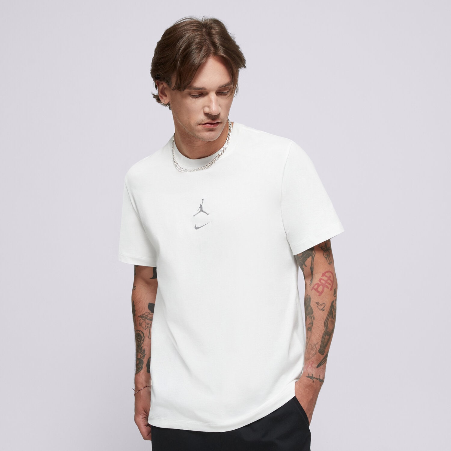 pánské tričko JORDAN TRIČKO M J MVP JUMPMAN SS CREW IB7522-100 BÍLÁ