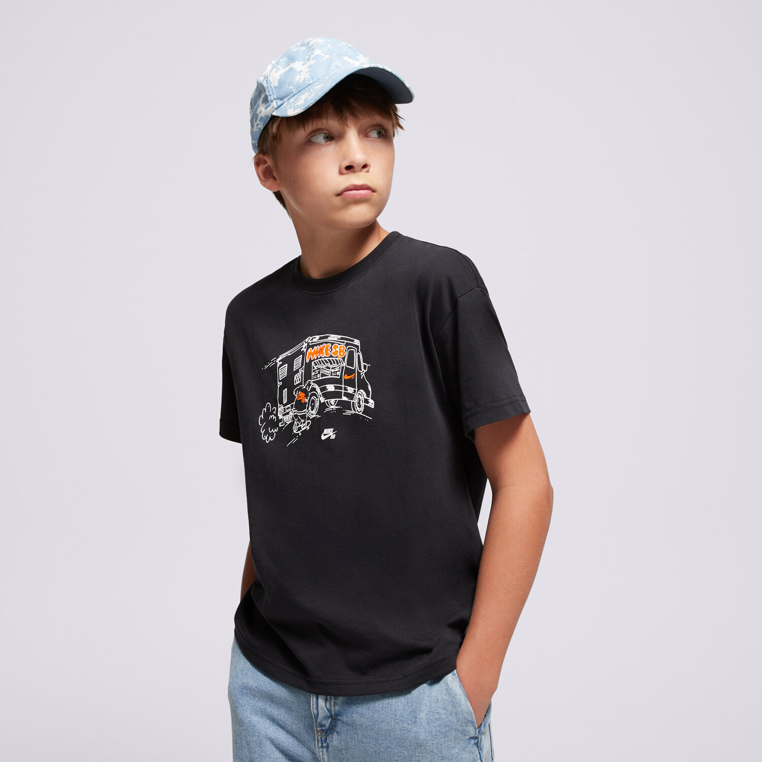 dětské tričko NIKE TRIČKO K NK SB TEE BOY HQ3226-010 ZELENÁ