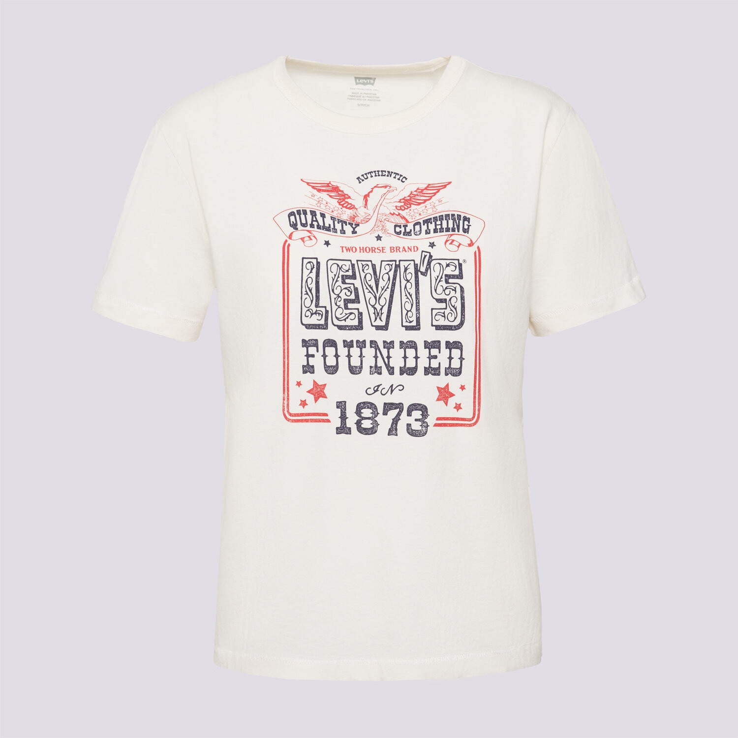 dámské tričko LEVI'S TRIČKO GRAPHIC ICONIC TEE A8802-0041 BÍLÁ