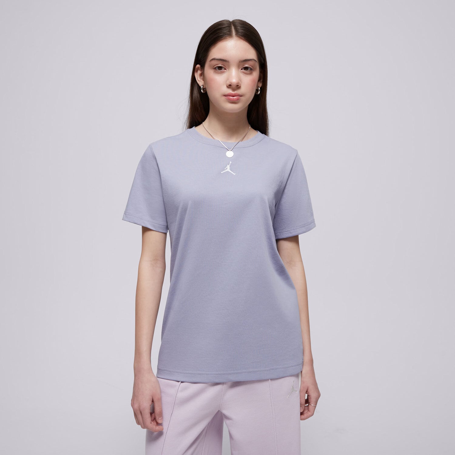 dětské tričko JORDAN TRIČKO JDN JORDAN SPORT CORE SS TEE GIRL 45D618-C5A FIALOVÁ