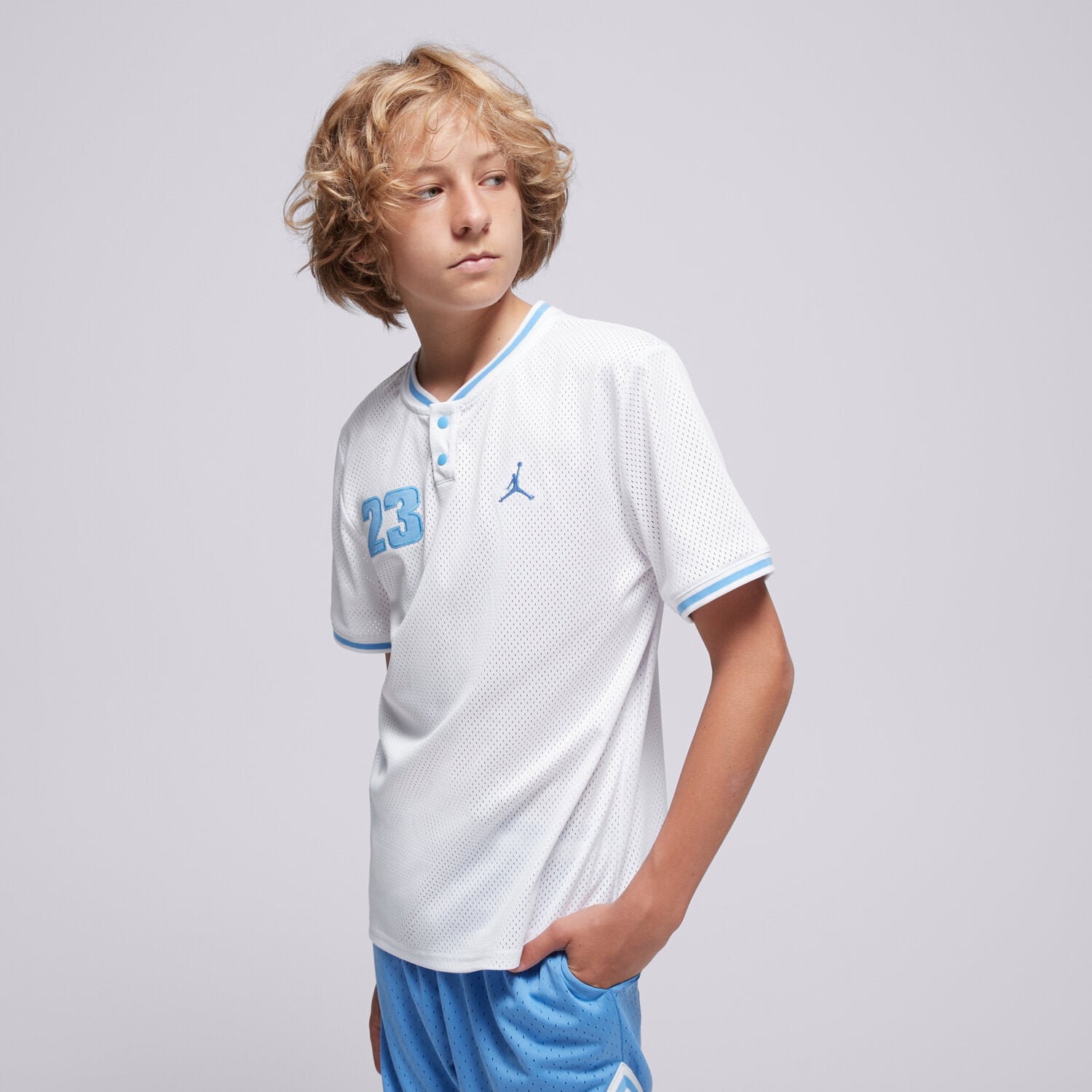 dětské tričko JORDAN TRIČKO JDB JORDAN 23 ELEVATED JERSEY BOY 95D680-001 BÍLÁ