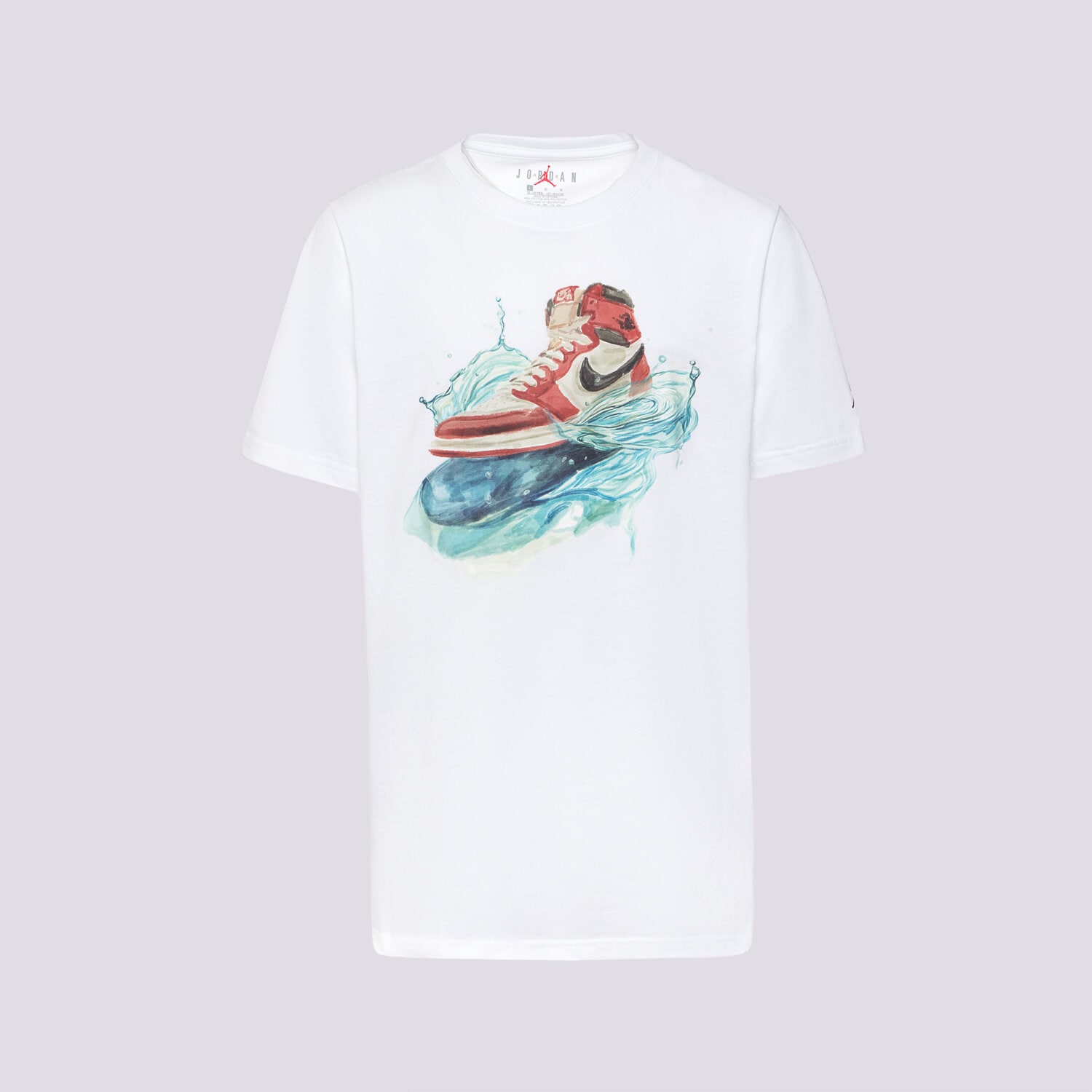 dětské tričko JORDAN TRIČKO JDB AJ1 WAVE SS TEE BOY 95F043-001 BÍLÁ