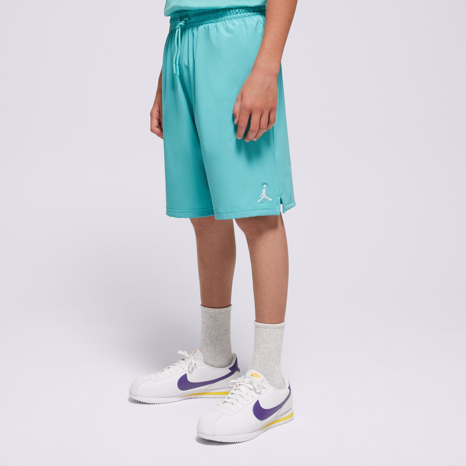JORDAN ŠORTKY  JDB MJ JUMPMAN WOVEN PLAY SHOR BOY 95D817-B5P ZELENÁ