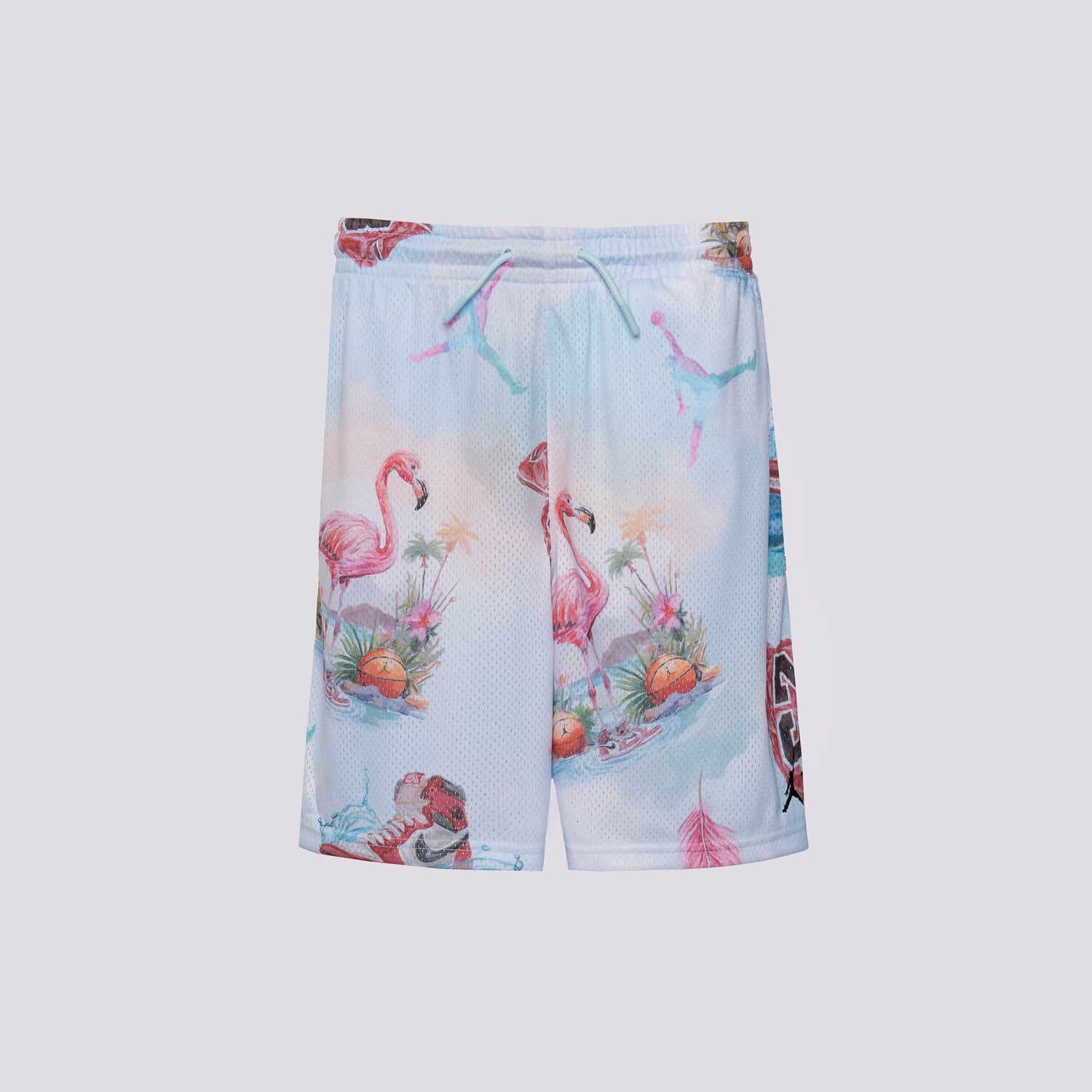 JORDAN ŠORTKY  JDB MJ ESS SMR PK AOP MESH SHORT BOY 95F050-001 VÍCEBAREVNÁ