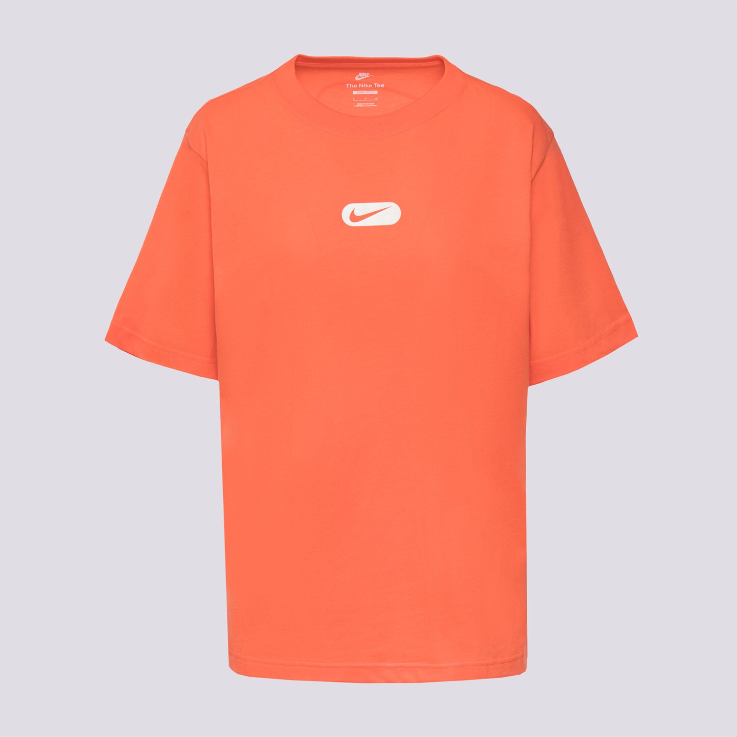 dámské tričko NIKE TRIČKO W NSW CLUB SWOOSH SS TEE OC HQ1698-842 ČERVENÁ