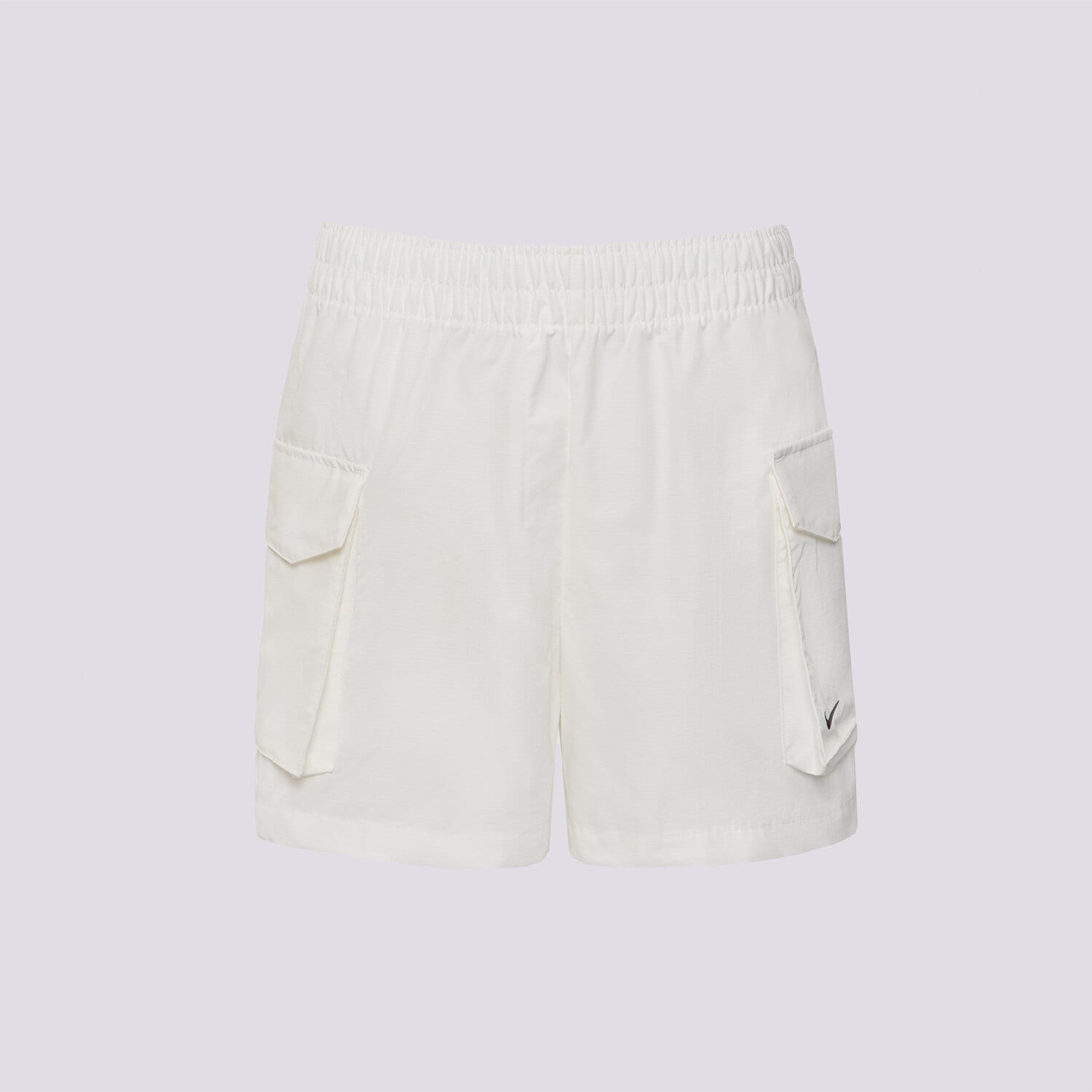 dámské kraťasy NIKE ŠORTKY  W NSW ESSNTL WVN HR 5" CRGO SH HM6982-133 Krémová