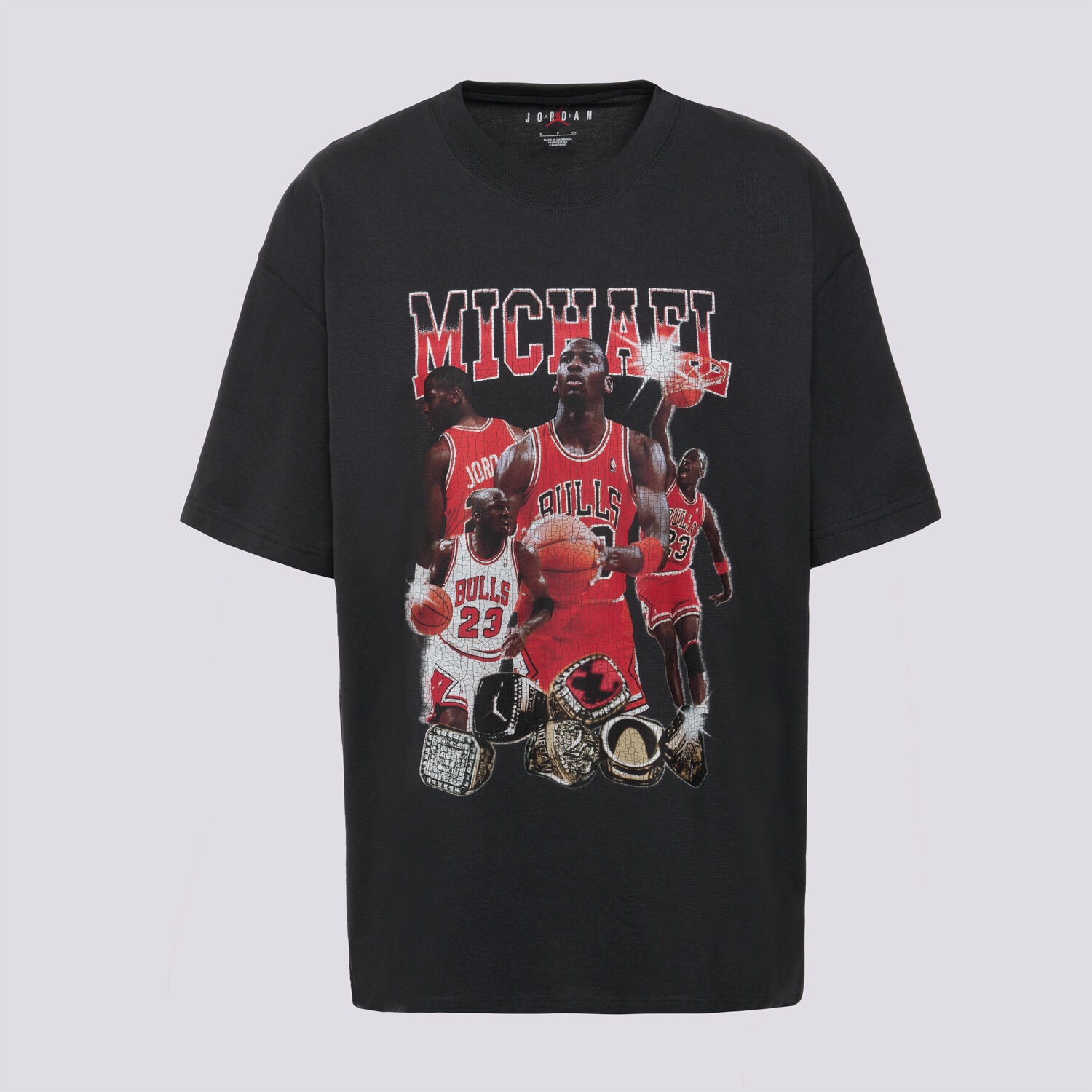 dámské tričko JORDAN TRIČKO W J SS OS GFX TEE MIXTAPE HJ0190-045 ČERNÁ