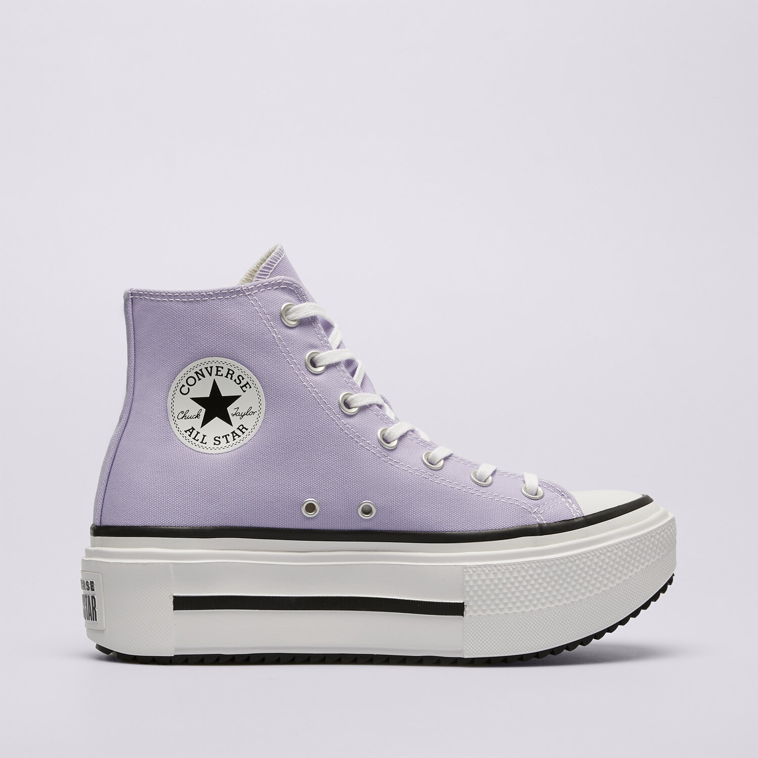 dámské tenisky CONVERSE CHUCK TAYLOR ALL STAR LIFT DOUBLE STACK A15206C FIALOVÁ