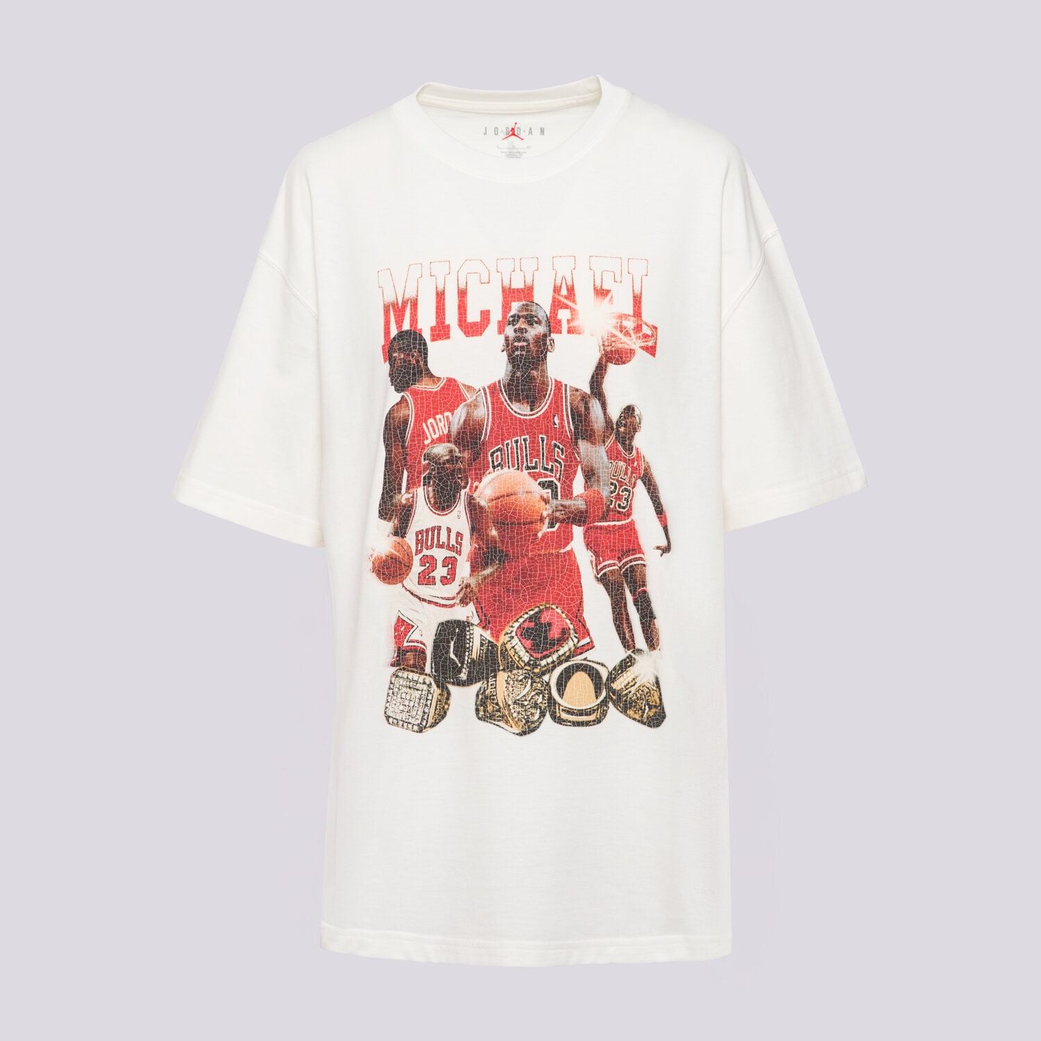 dámské tričko JORDAN TRIČKO W J SS OS GFX TEE MIXTAPE HJ0190-133 Krémová