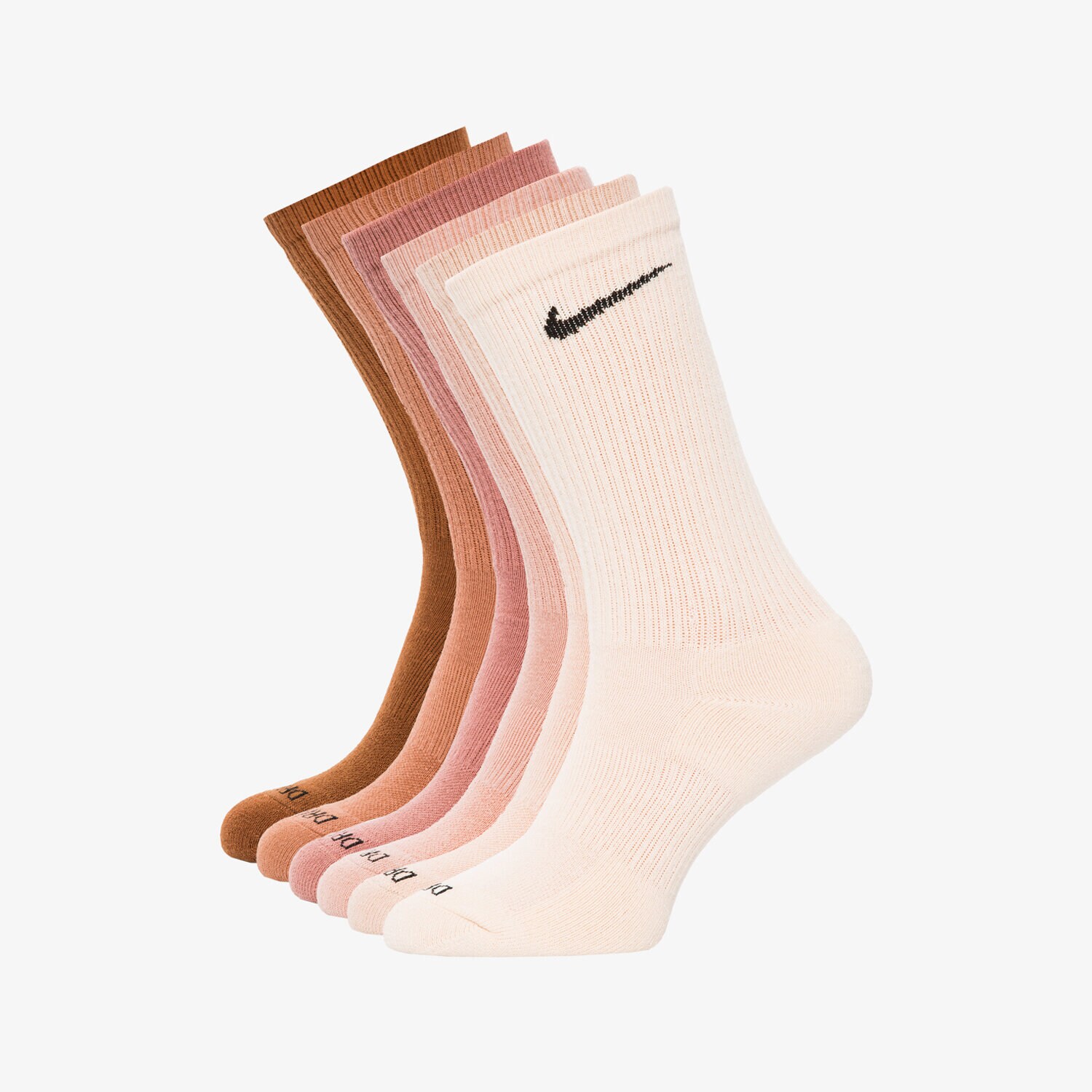 dámské ponožky NIKE PONOŽKY NIKE EVERYDAY PLUS CUSHION CREW SX6897-904 VÍCEBAREVNÁ