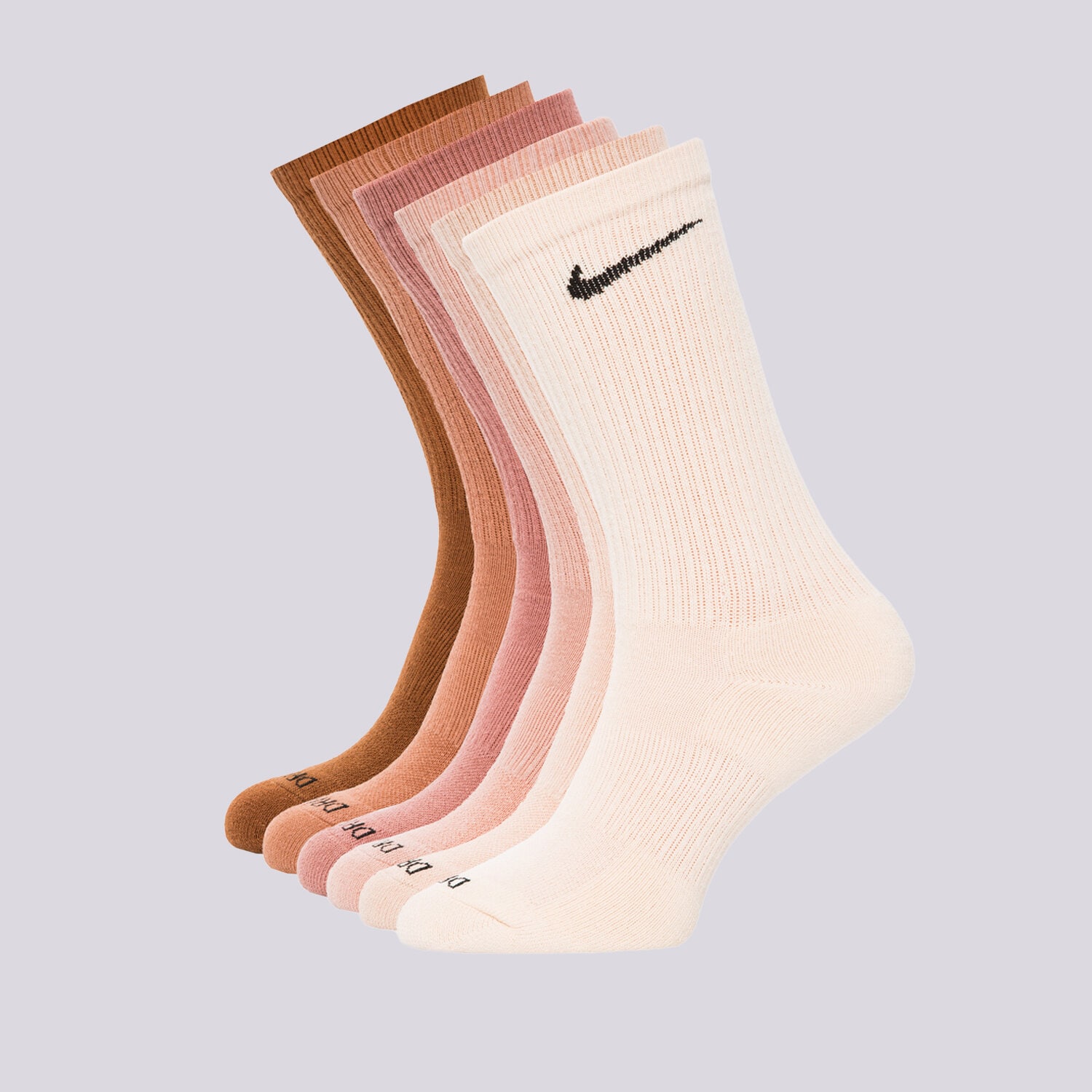 dámské ponožky NIKE PONOŽKY NIKE EVERYDAY PLUS CUSHION CREW SX6897-904 VÍCEBAREVNÁ