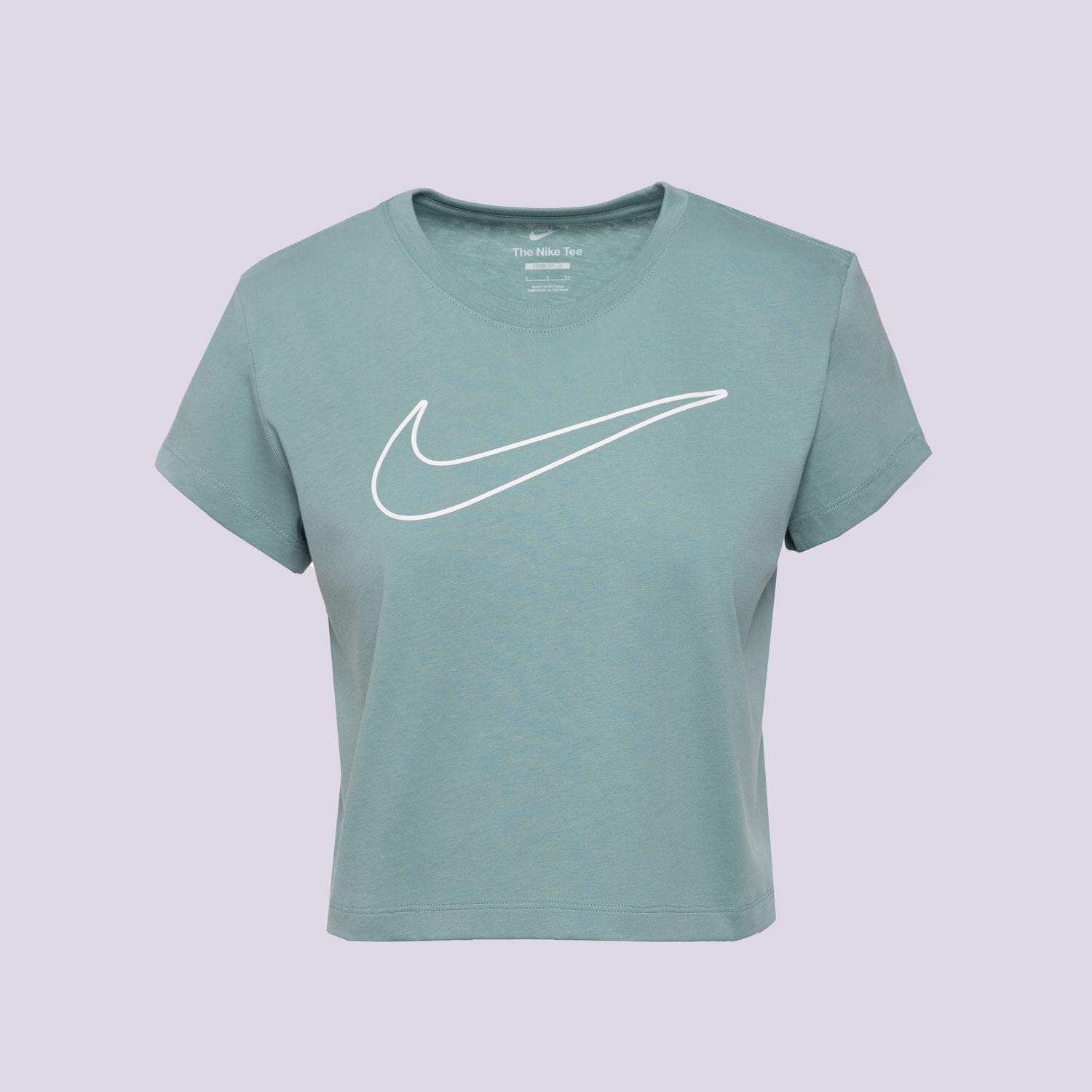dámské tričko NIKE TRIČKO W NSW CLUB SS TEE HBR MD HV5002-017 ZELENÁ