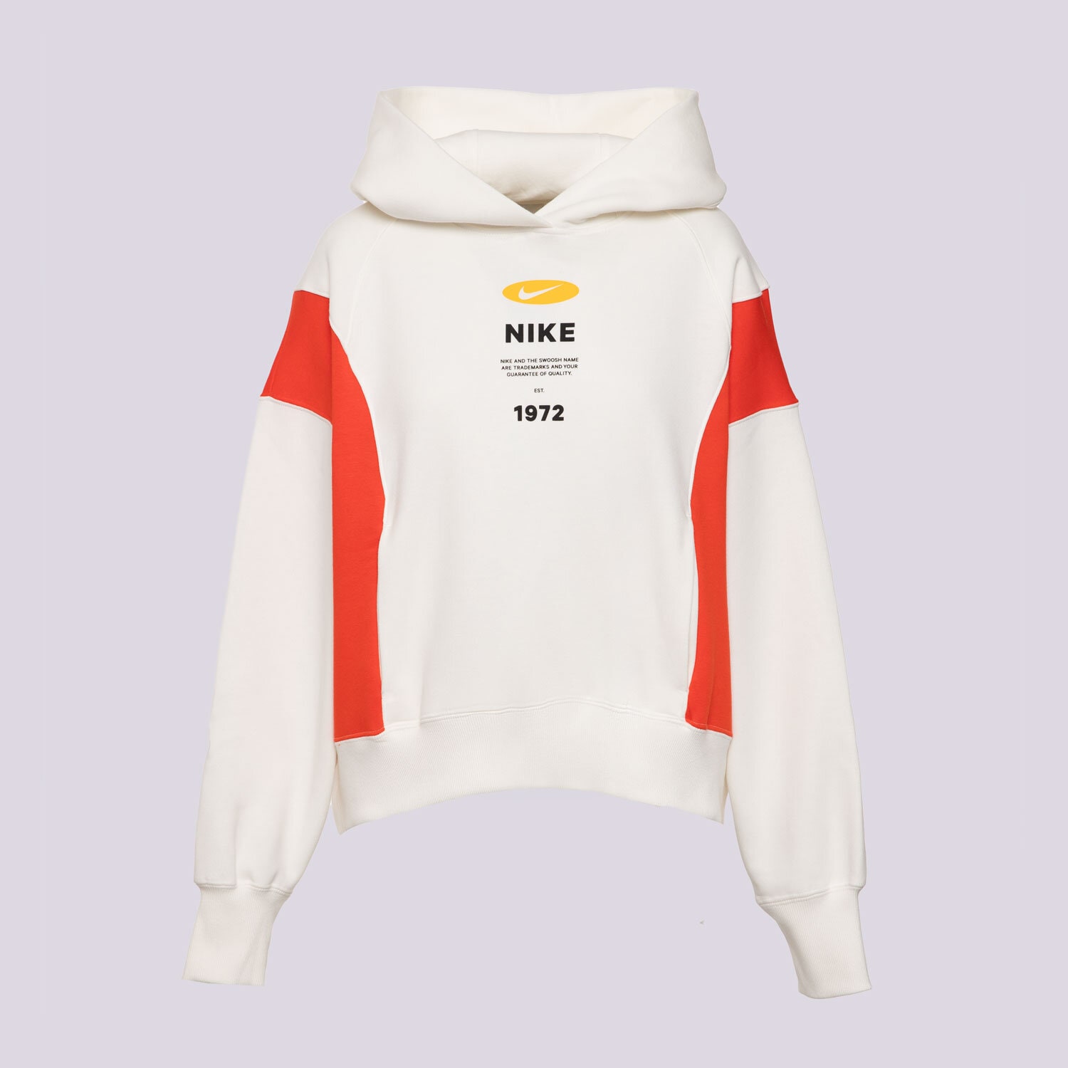 dámská mikina NIKE MIKINA S KAPUCÍ W NSW PHNX FLC REMIX OOS HDY IH8516-133 Krémová