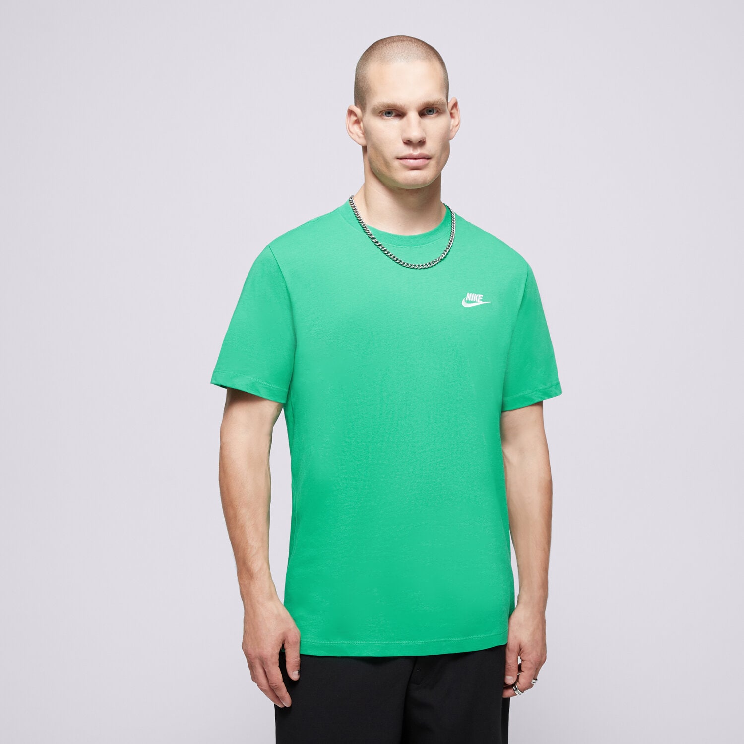 pánské tričko NIKE TRIČKO M NSW CLUB TEE AR4997-324 ZELENÁ