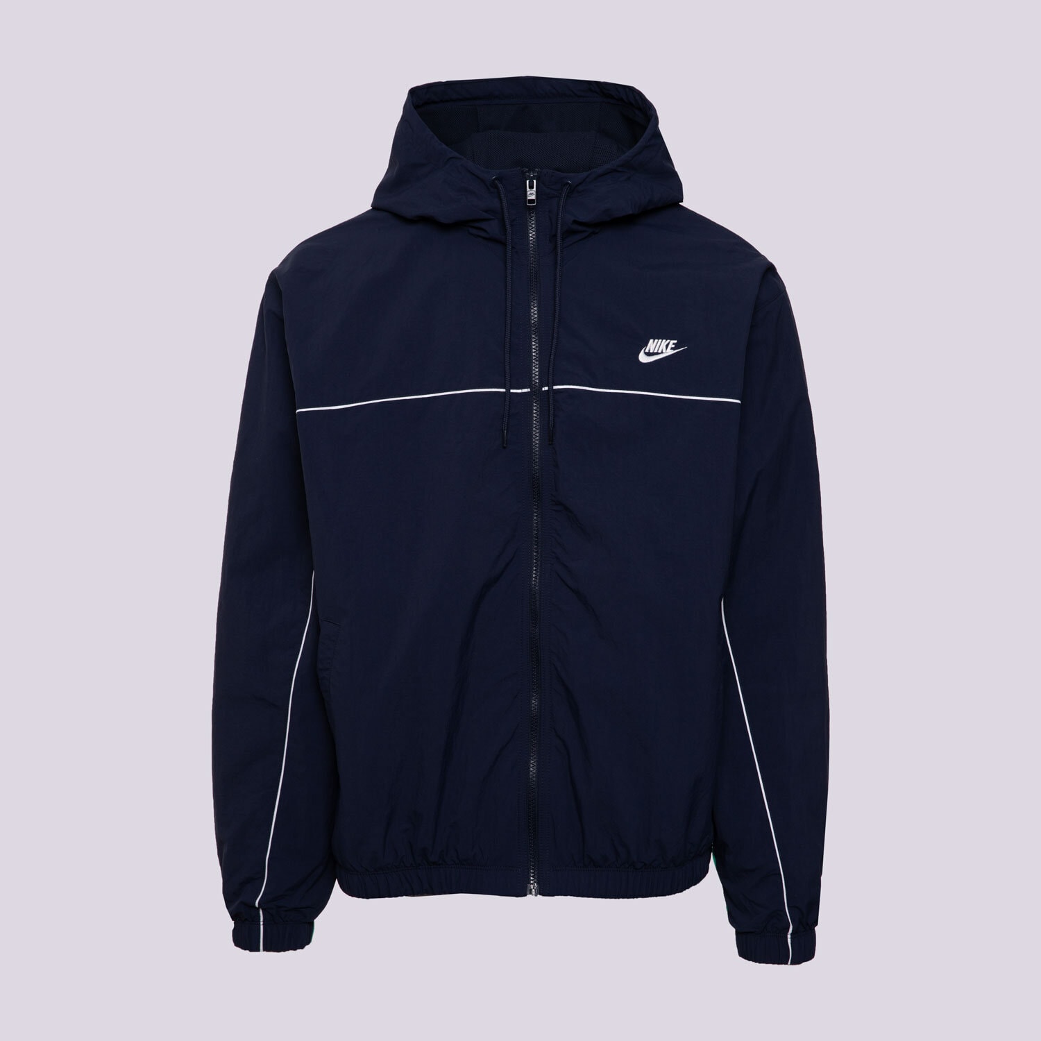 Přechodná bunda pánská (podzimní, jarní) NIKE BUNDA M NK CLUB ATHLETE HD JACKET HJ2012-451 TMAVOMODRÁ