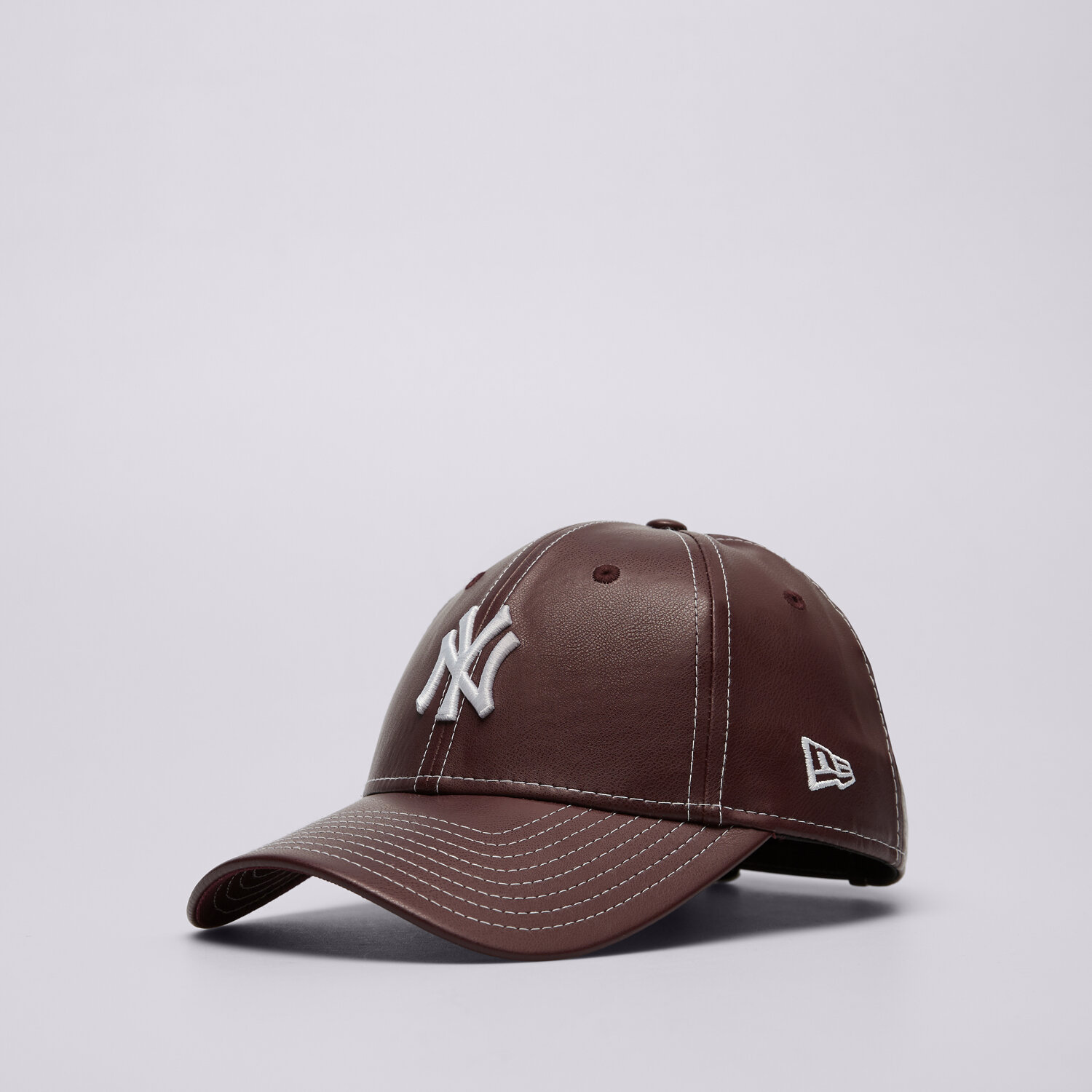 dámská kšiltovka NEW ERA ČEPICE WMNS TOPSTITCH PU 940 NYY NEW YORK YANKEES 60691322 HNĚDÁ