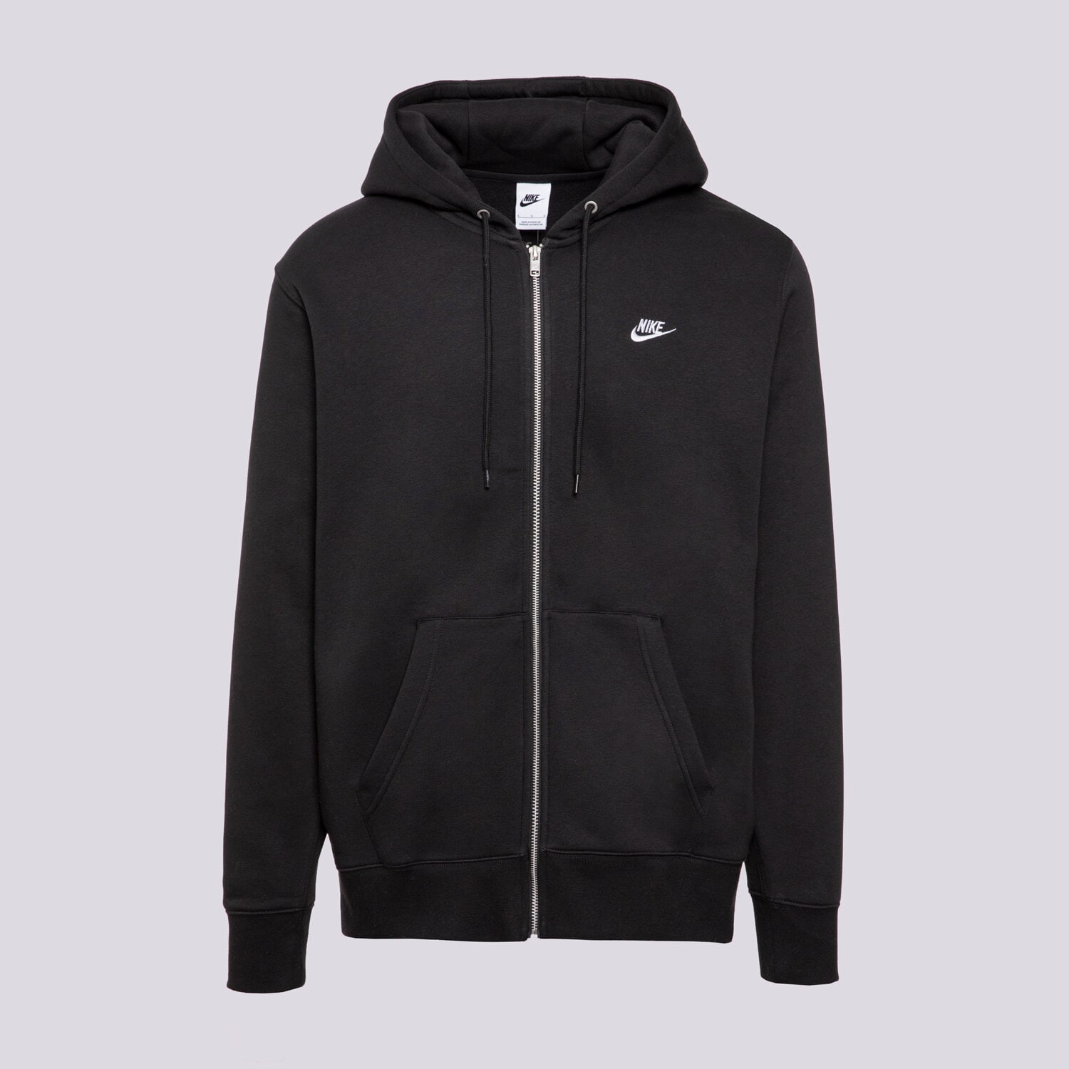 pánská mikina NIKE MIKINA ROZEPÍNACÍ M NK CLUB BB FZ HOODIE FN3861-010 ČERNÁ