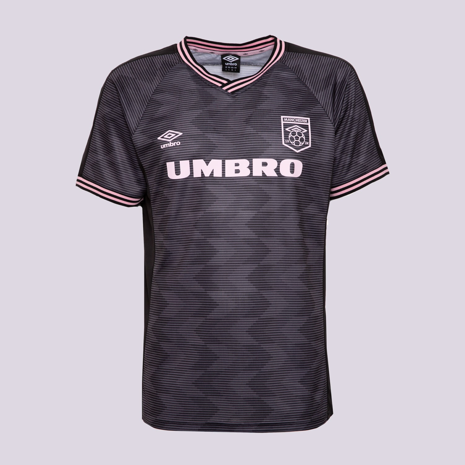 pánské tričko UMBRO TRIČKO FOOTBALL JERSEY UL125TSM83001 ČERNÁ