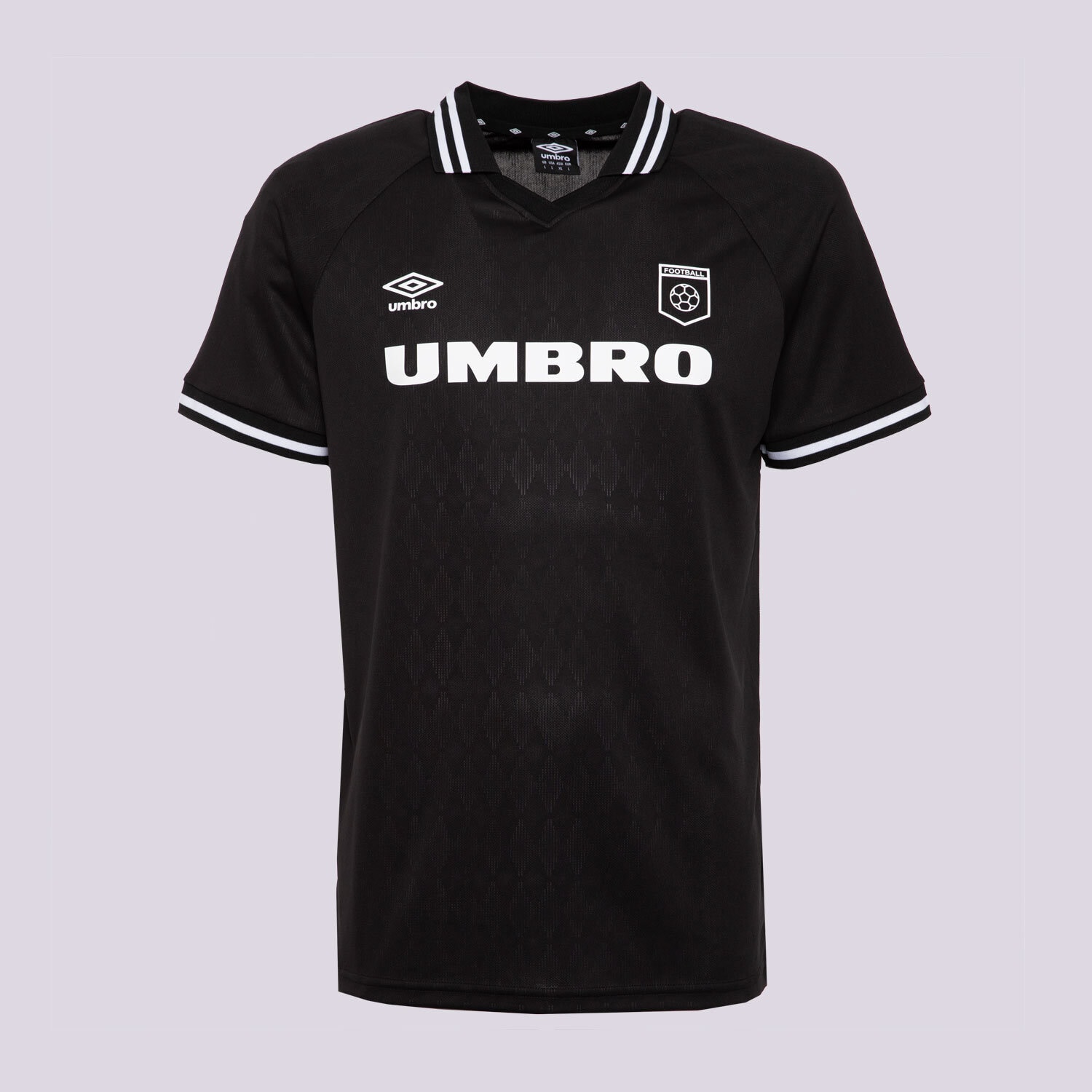 pánské tričko UMBRO TRIČKO FOOTBALL JERSEY UL125TSM85001 ČERNÁ