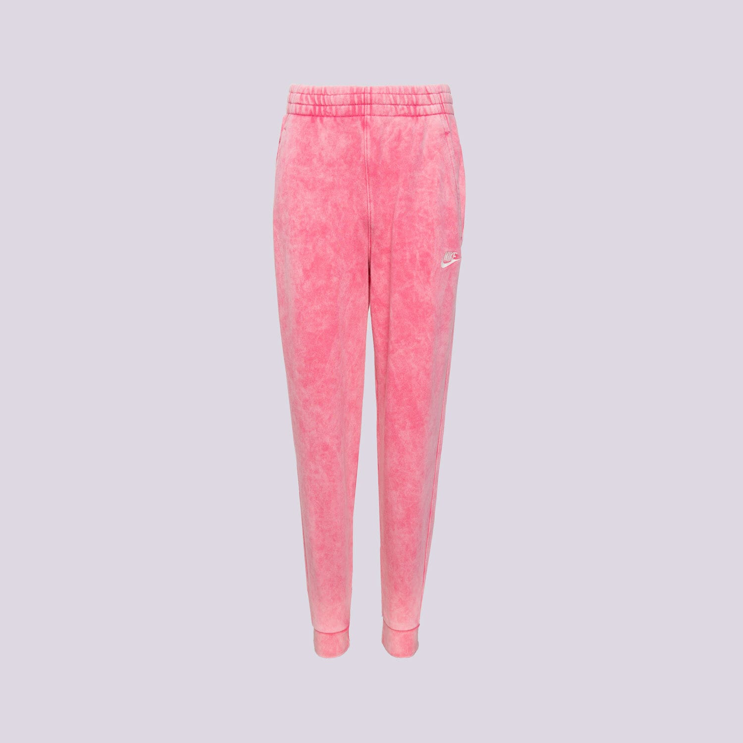 dětské kalhoty NIKE KALHOTY  K NSW WASH CLUB FLC JGGR FT GIRL IH2376-684 RŮŽOVÁ