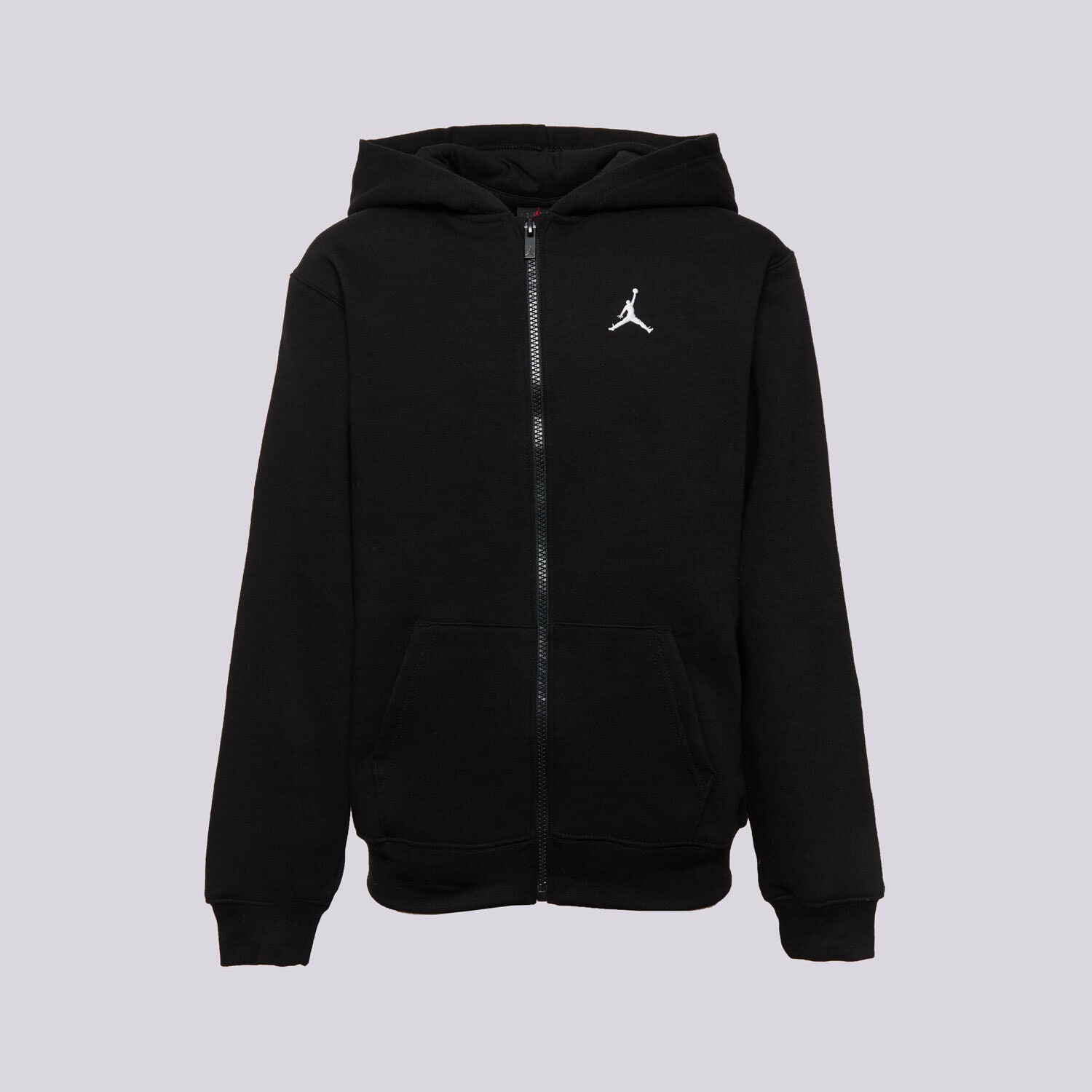 dětská mikina JORDAN MIKINA S KAPUCÍ JDB MJ BRKLN FLC FZ BOY 95F115-023 ČERNÁ