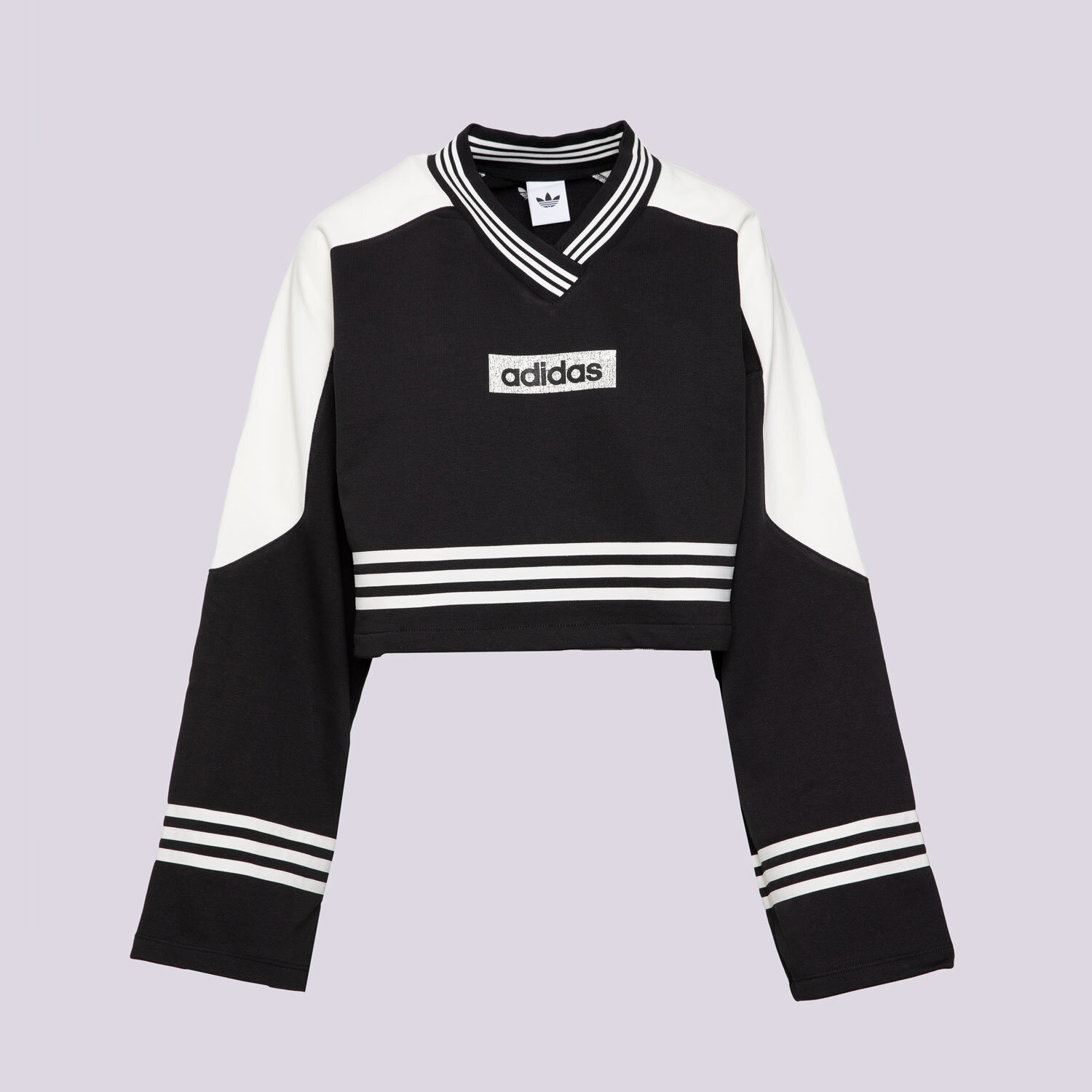 dámská mikina ADIDAS MIKINA CREW SWEATSHIRT JW7273 ČERNÁ