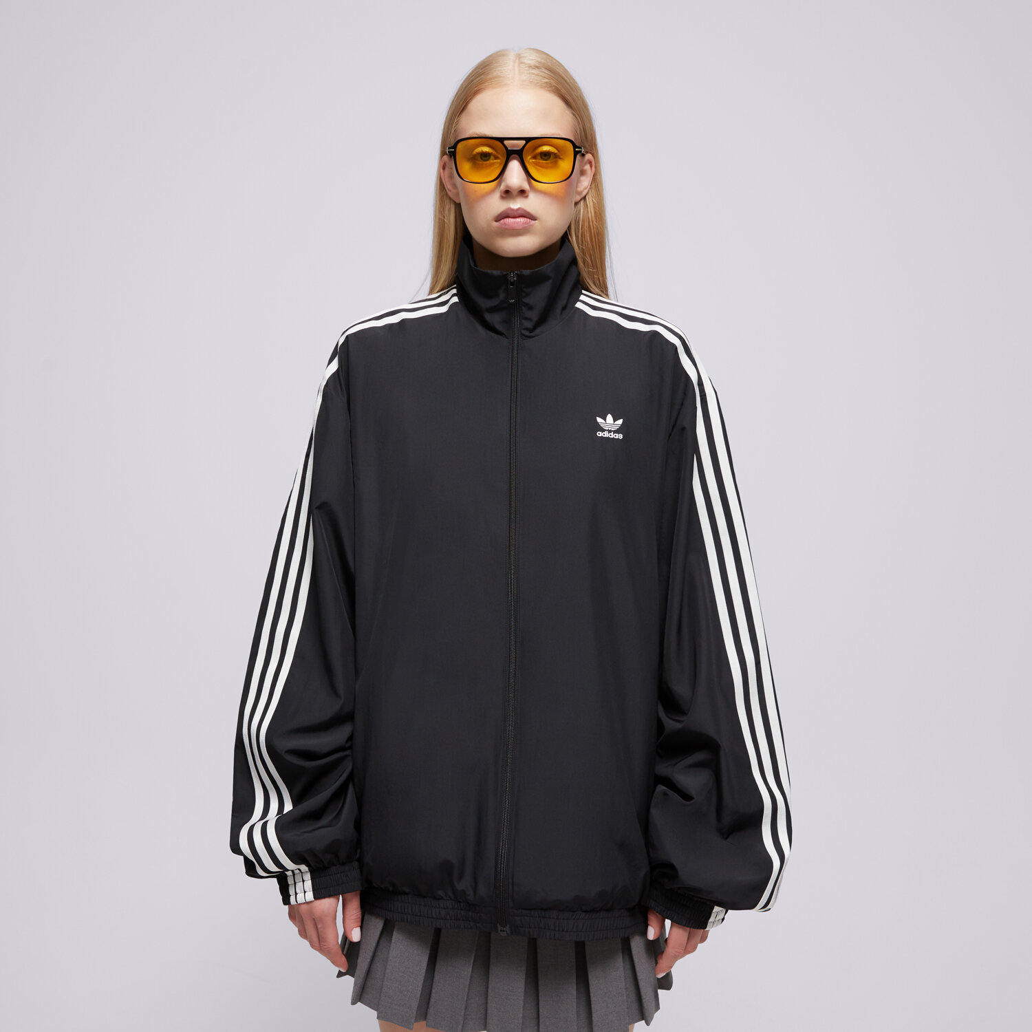 dámská mikina ADIDAS MIKINA ROZEPÍNACÍ FB OS TT JD3392 ČERNÁ
