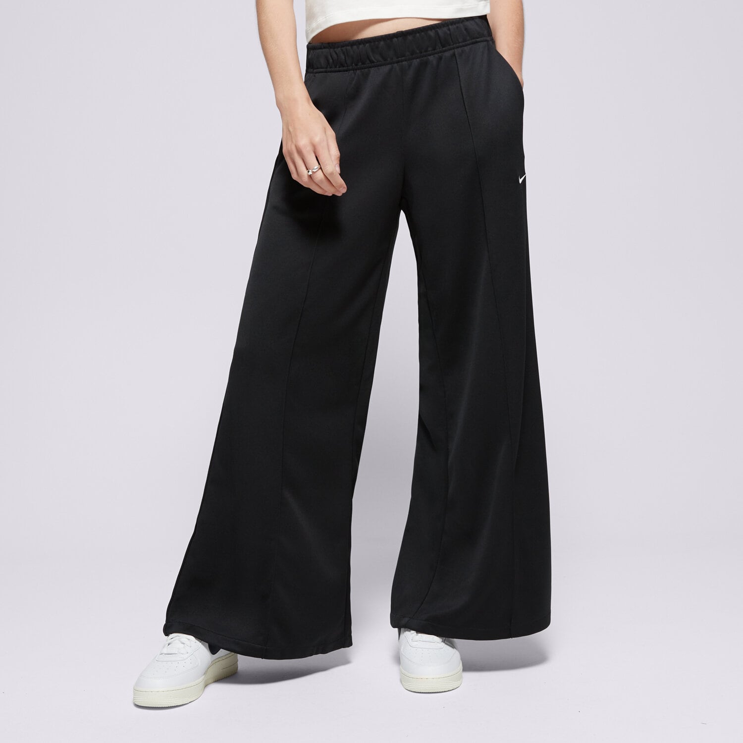 dámské kalhoty NIKE KALHOTY  W NSW WIDE LEG TRACK PNT IH8514-010 ČERNÁ