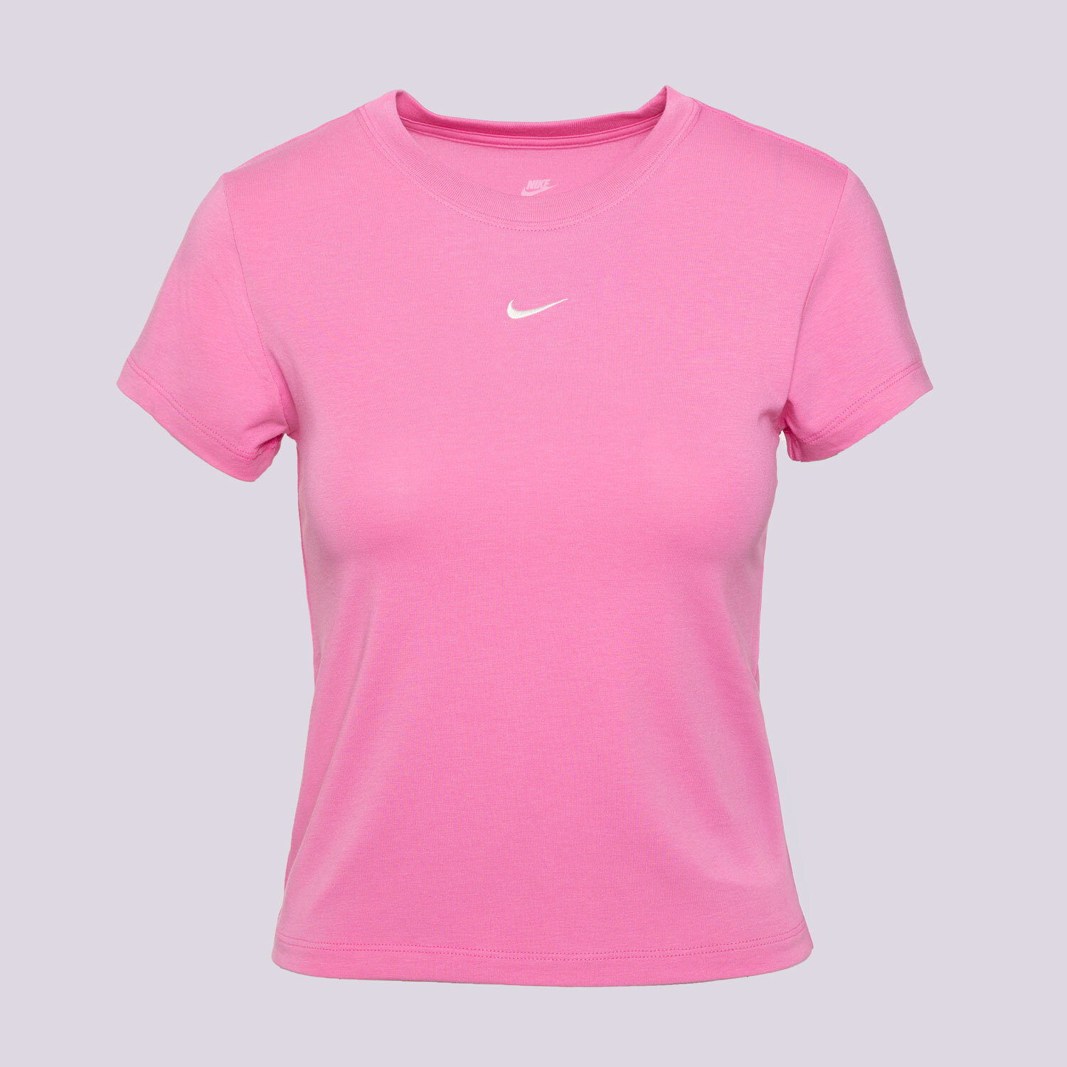 dámské tričko NIKE TRIČKO W NSW NK CHLL KNT MD CRP FV5508-675 RŮŽOVÁ