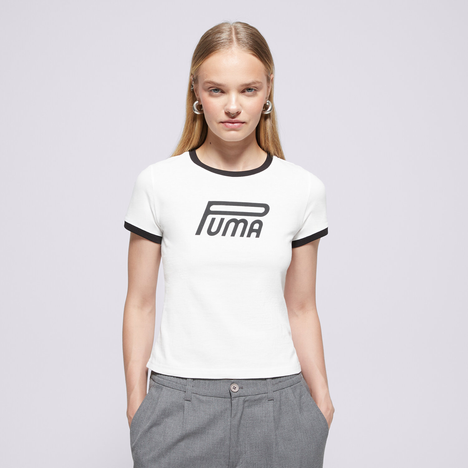 dámské tričko PUMA TRIČKO FUTURE.PUMA.ARCHIVE GRAPHIC SLIM TEE 632122 02 BÍLÁ