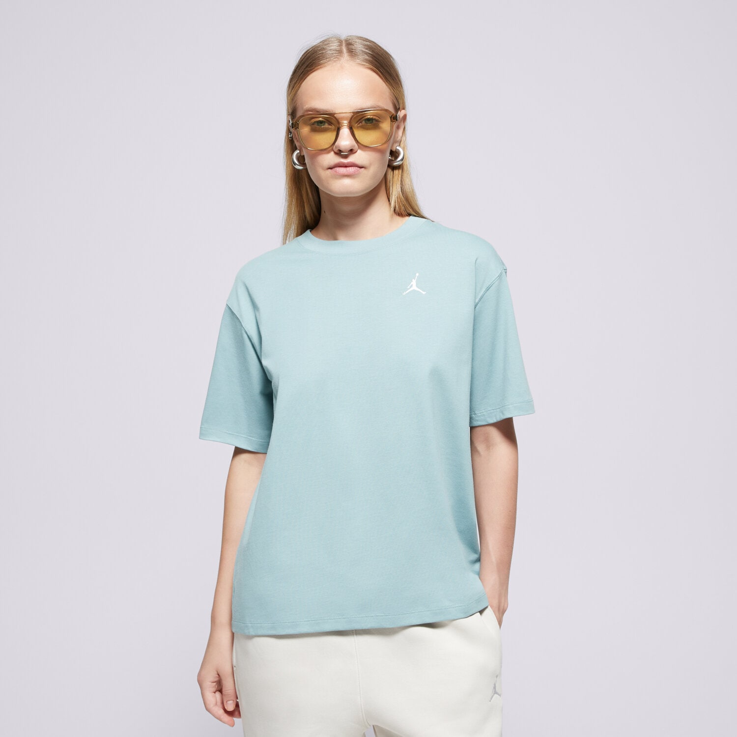 dámské tričko W J BRK ESS SS GF TEE 23  FN4500-017 ZELENÁ