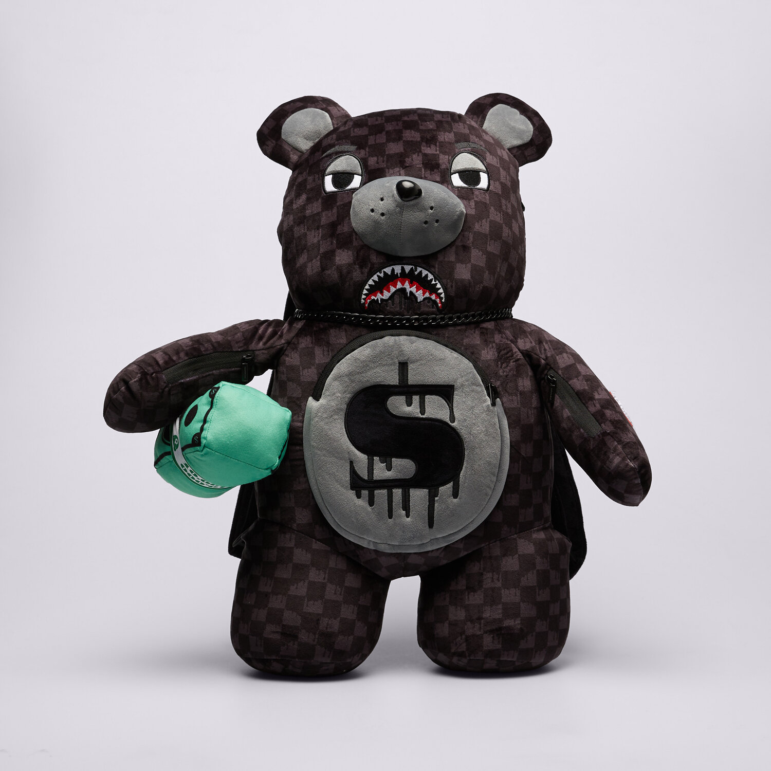 dámský batoh SPRAYGROUND BATOH DRIPPING SHARKS MONEYBEAR 910B7974NSZ ČERNÁ