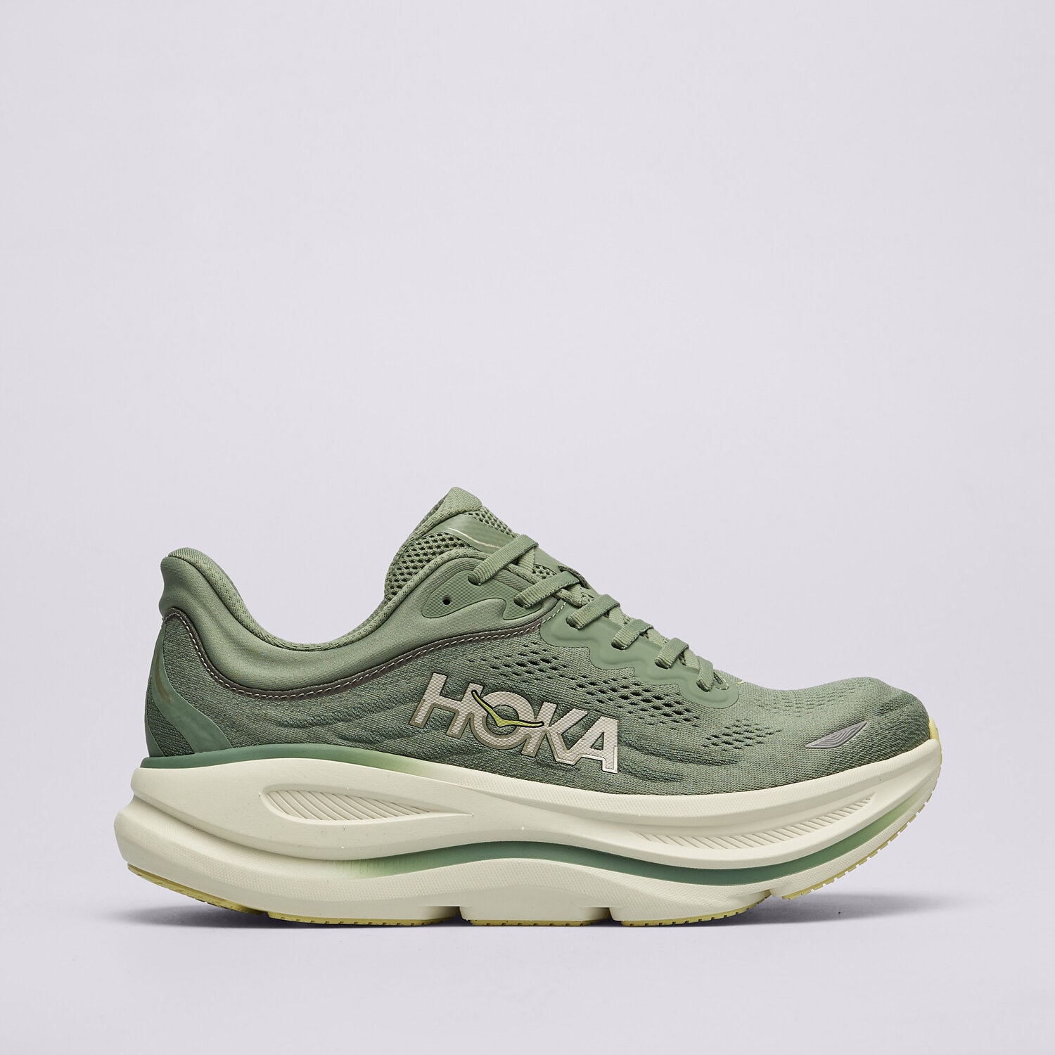 pánské běžecké boty HOKA BONDI 9 1162011SNTF ZELENÁ