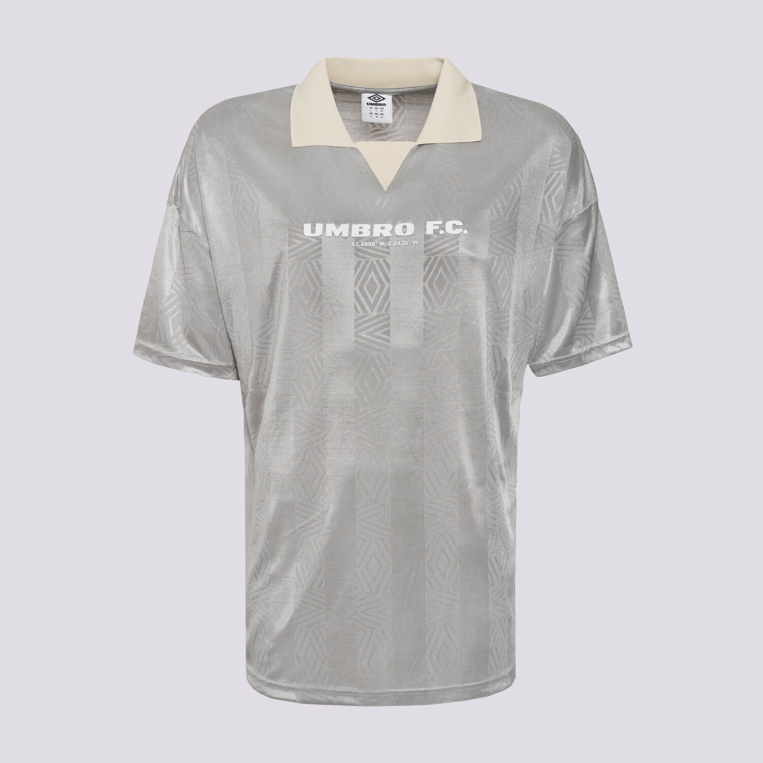 pánské tričko UMBRO TRIČKO FOOTBALL SHIRT 66633U-MSS ŠEDÁ