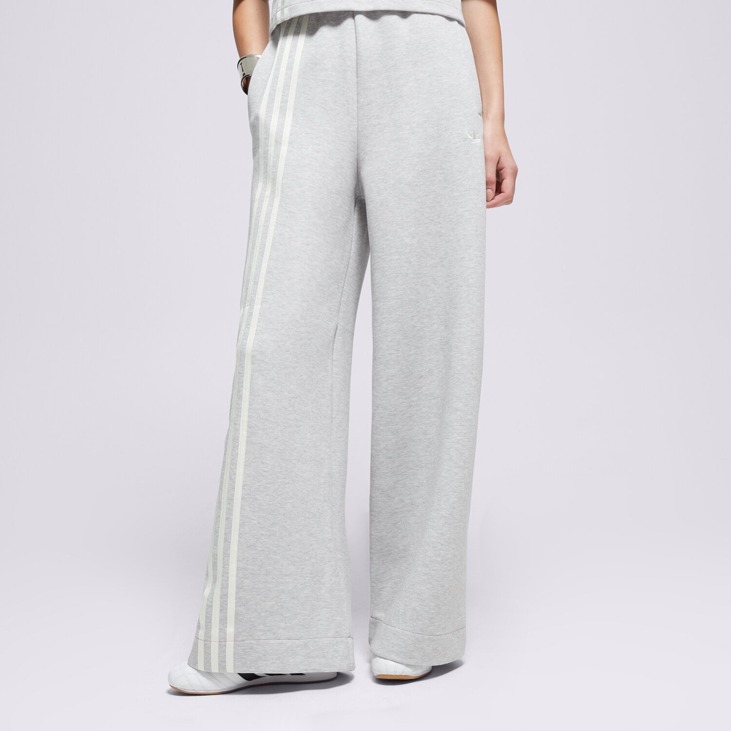 dámské kalhoty ADIDAS KALHOTY  3 STRIPES PANT KA0833 ŠEDÁ
