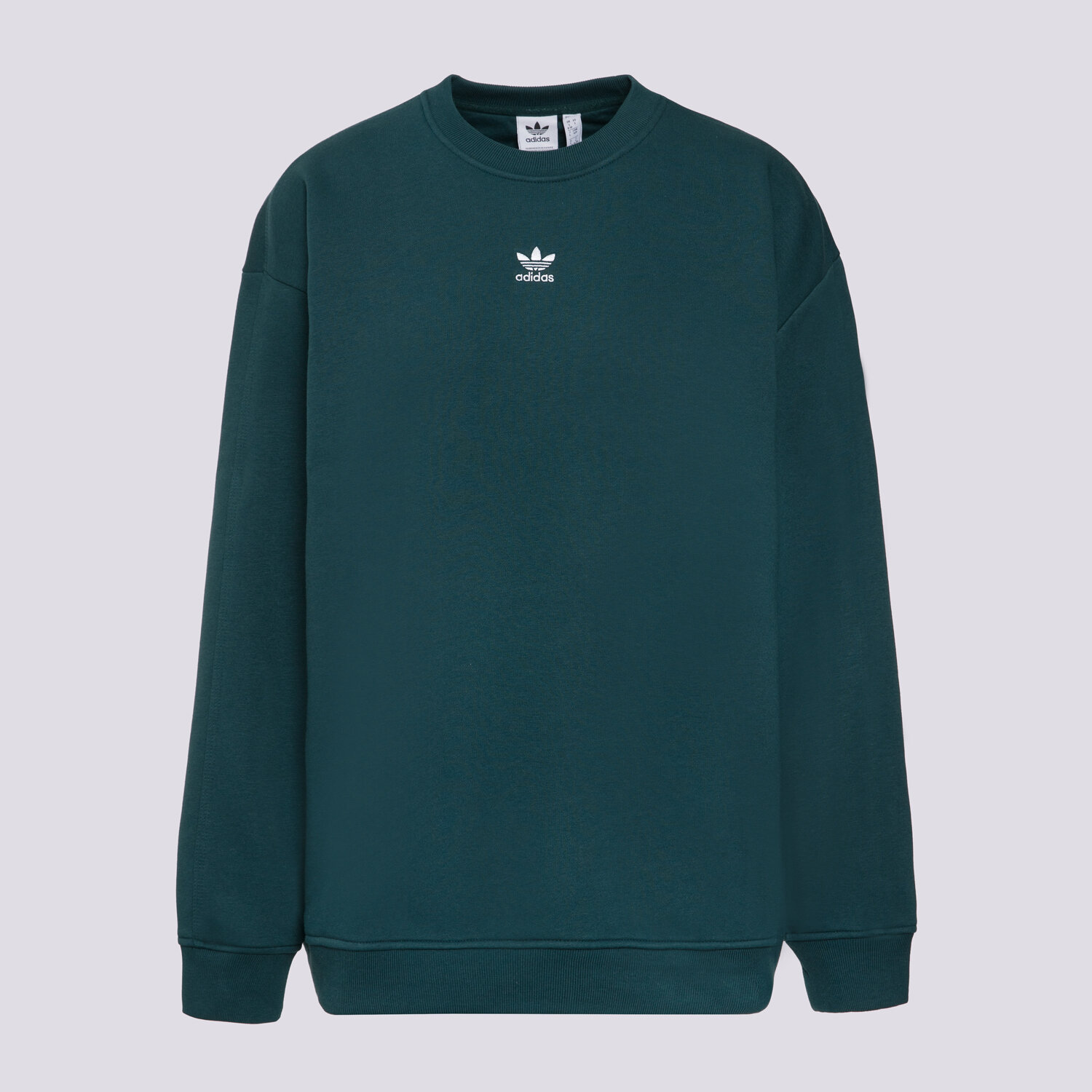 dámská mikina ADIDAS MIKINA ESS CREW FL OS JX2829 ZELENÁ