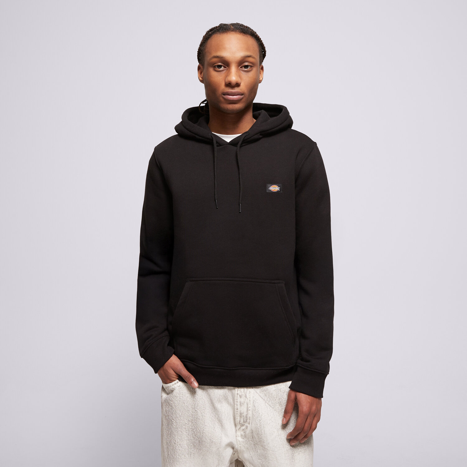 pánská mikina DICKIES MIKINA S KAPUCÍ OAKPORT HOODIE DK0A4XCDBLK1 ČERNÁ
